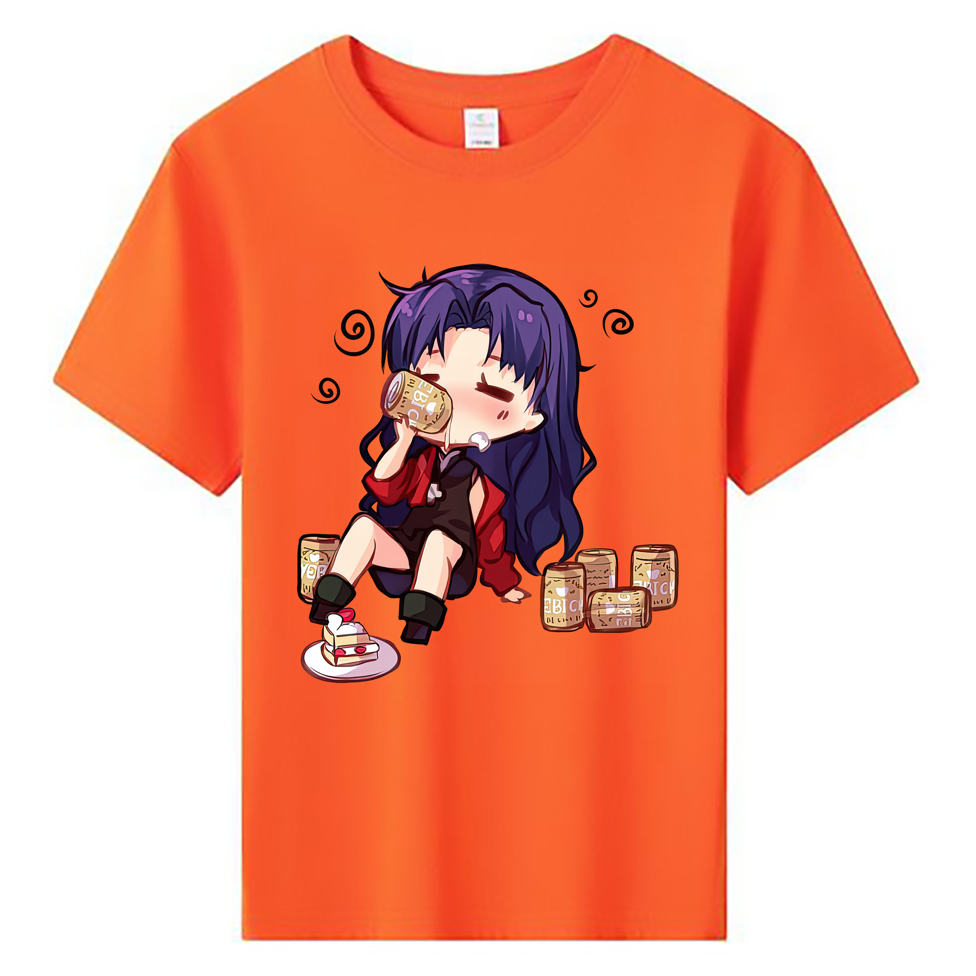 （画像用） EVA 新世紀エヴァンゲリオン 綿100％キッズTシャツ（フロントプリント）