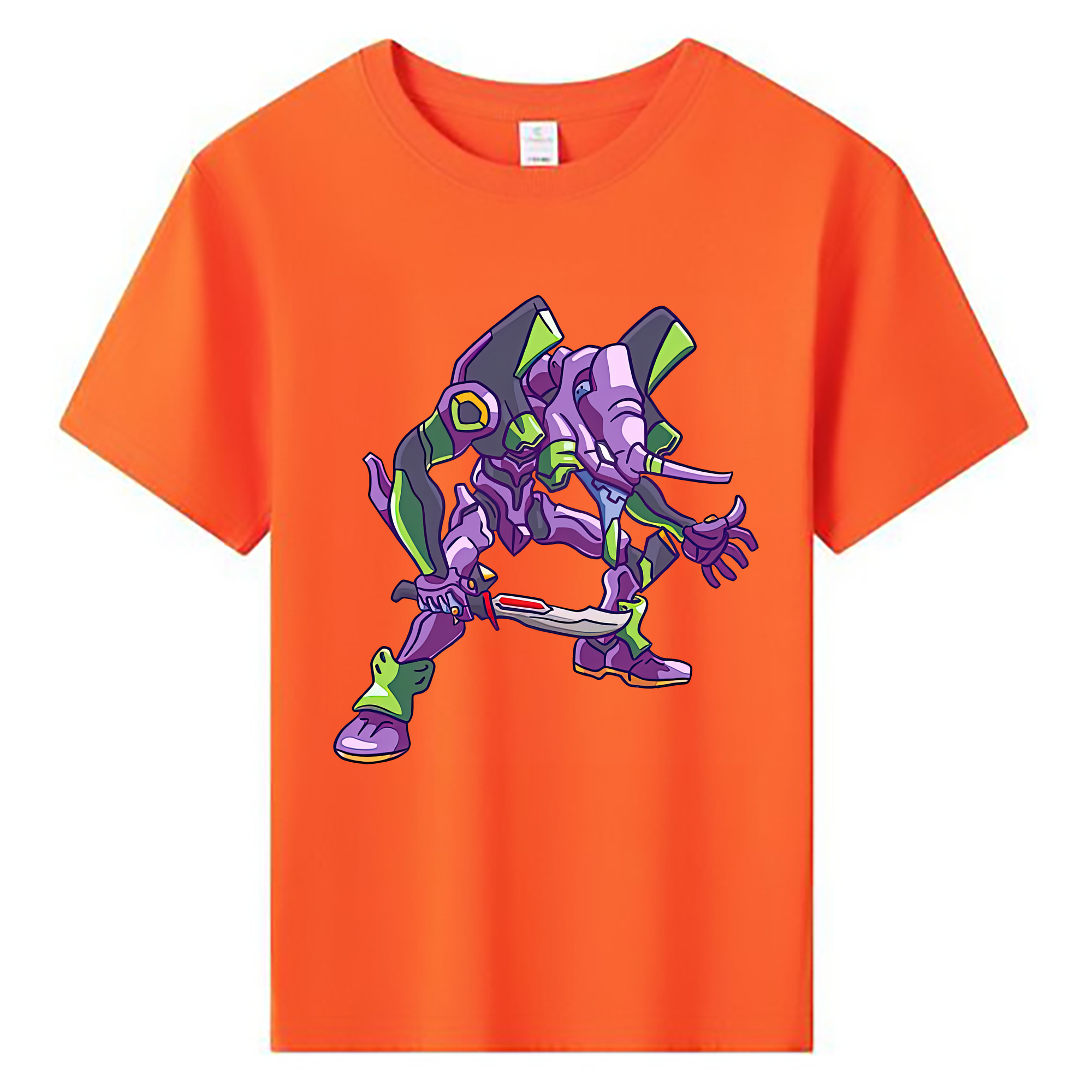 （画像用） EVA 新世紀エヴァンゲリオン 綿100％キッズTシャツ（フロントプリント）