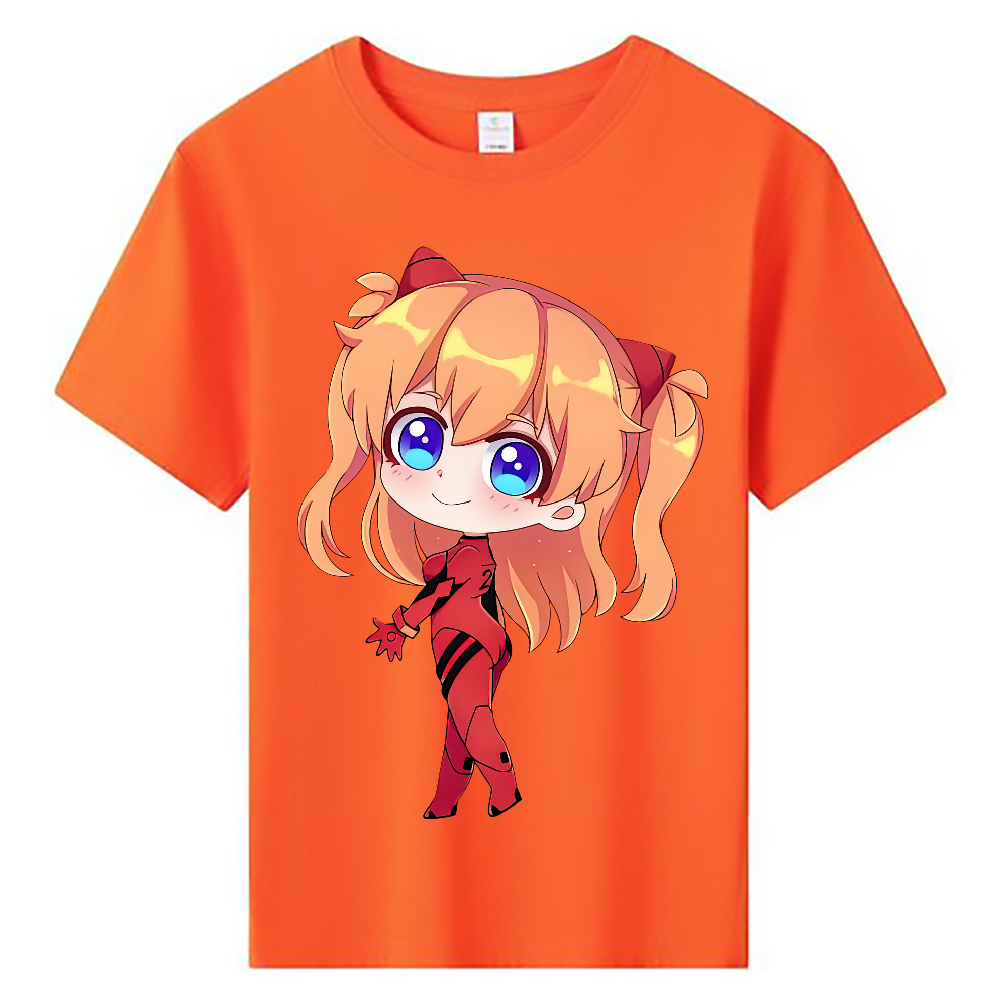 （画像用） EVA 新世紀エヴァンゲリオン 綿100％キッズTシャツ（フロントプリント）