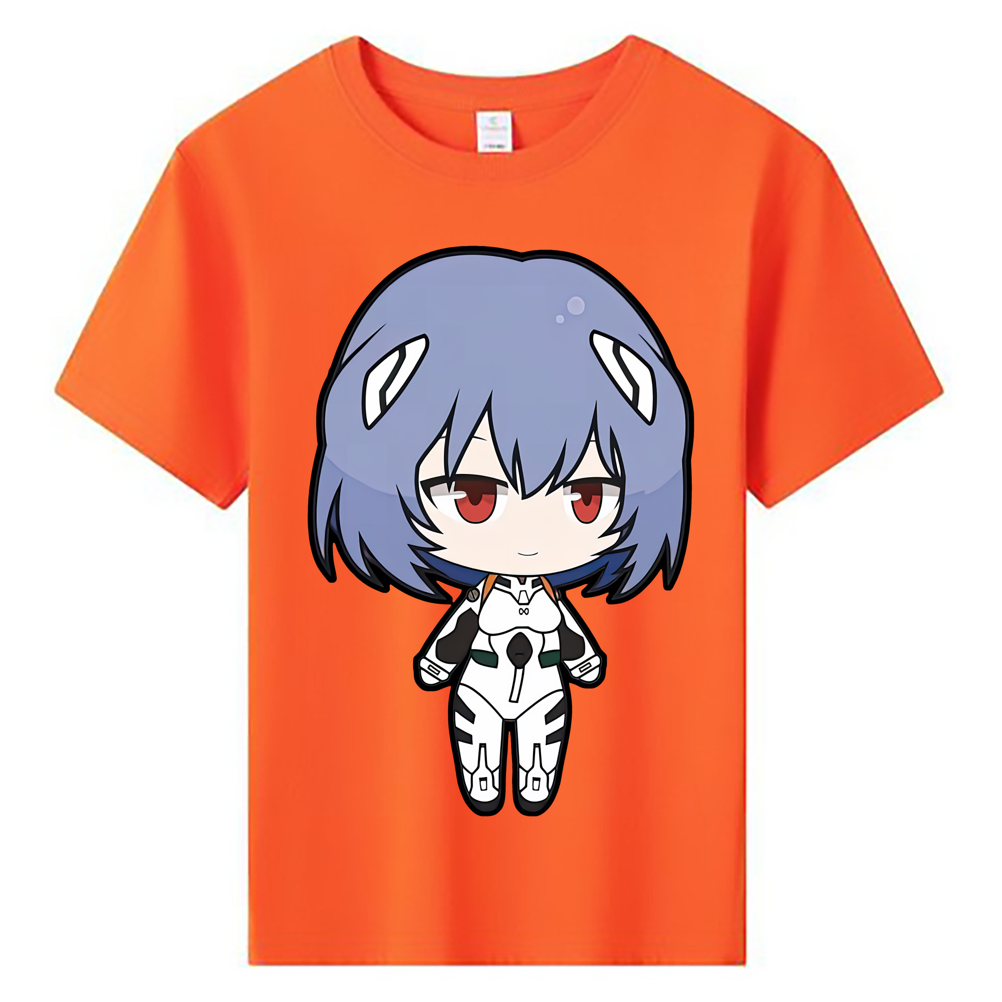 （画像用） EVA 新世紀エヴァンゲリオン 綿100％キッズTシャツ（フロントプリント）