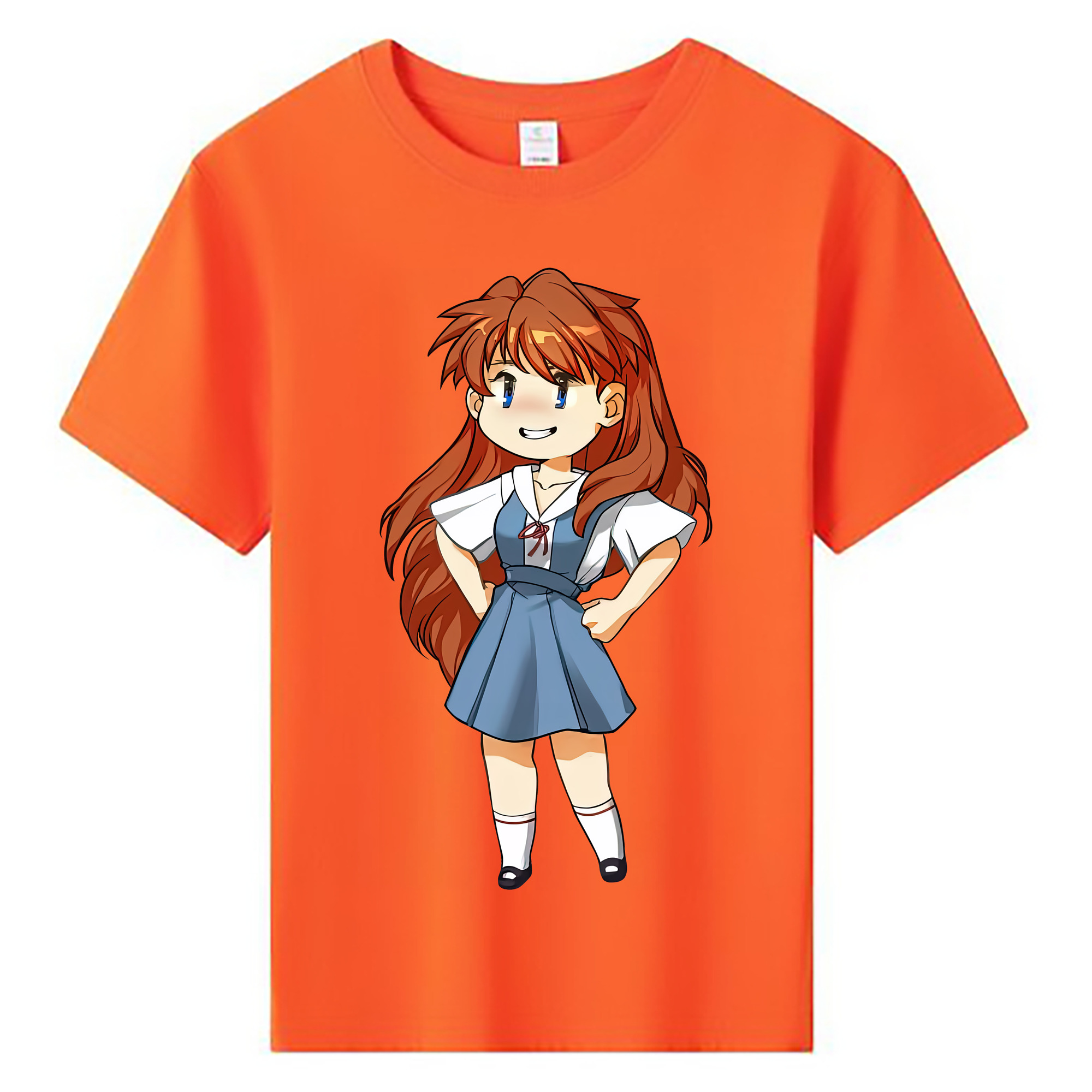 （画像用） EVA 新世紀エヴァンゲリオン 綿100％キッズTシャツ（フロントプリント）