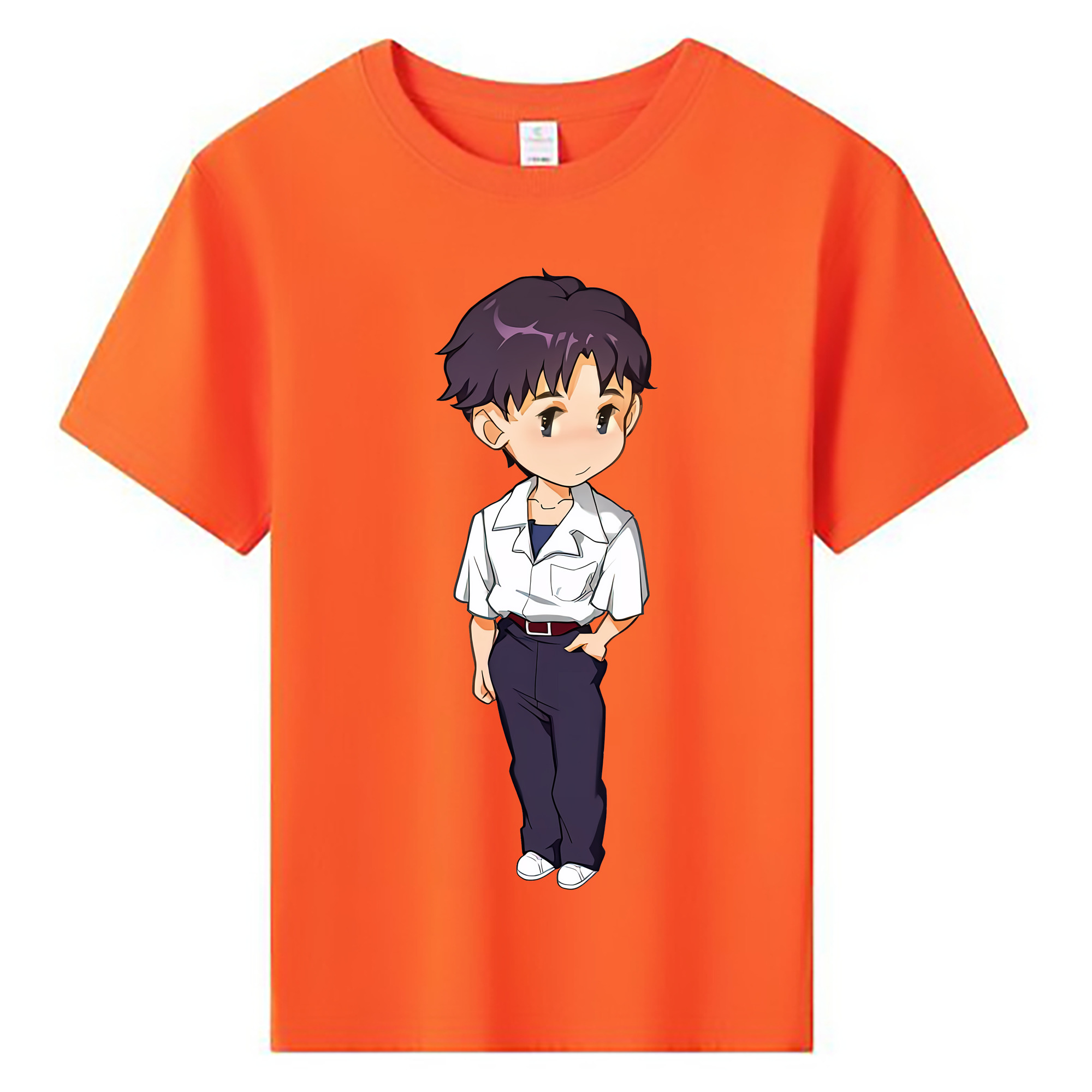 （画像用） EVA 新世紀エヴァンゲリオン 綿100％キッズTシャツ（フロントプリント）
