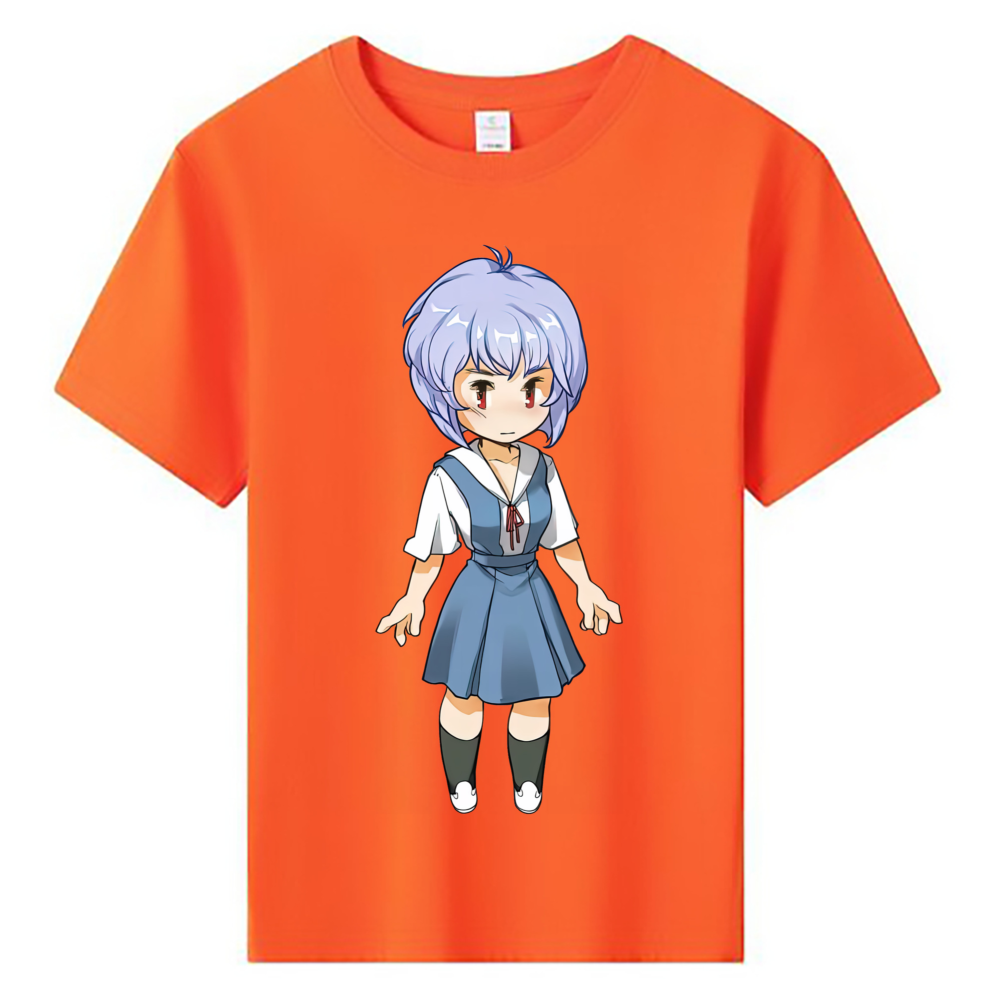 （画像用） EVA 新世紀エヴァンゲリオン 綿100％キッズTシャツ（フロントプリント）