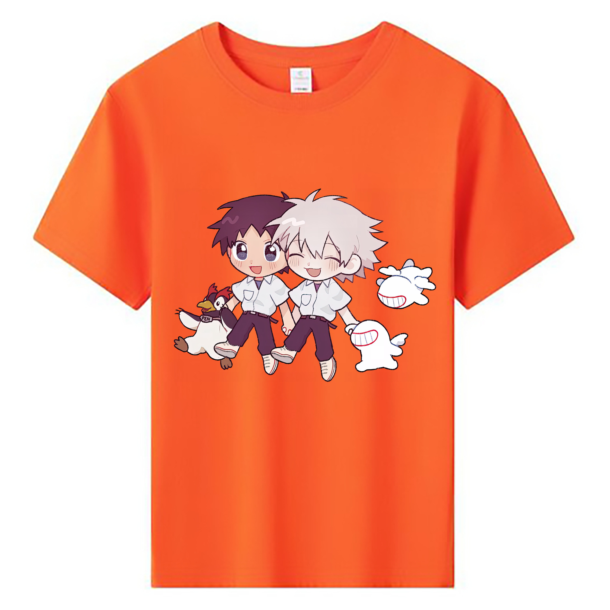 （画像用） EVA 新世紀エヴァンゲリオン 綿100％キッズTシャツ（フロントプリント）