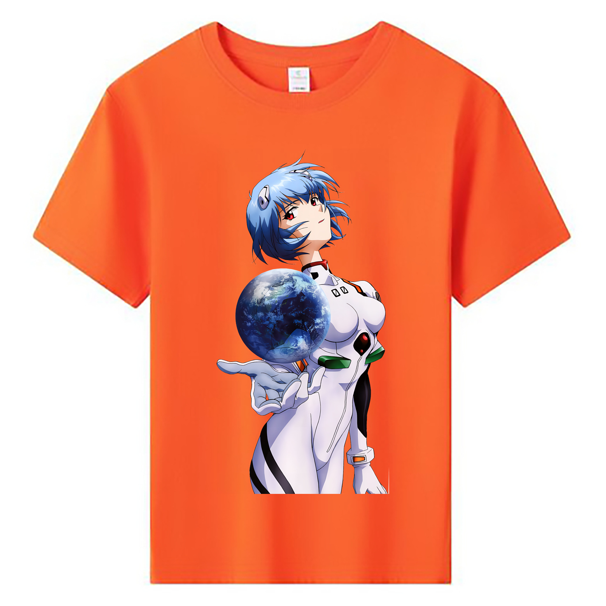 （画像用） EVA 新世紀エヴァンゲリオン 綿100％キッズTシャツ（フロントプリント）