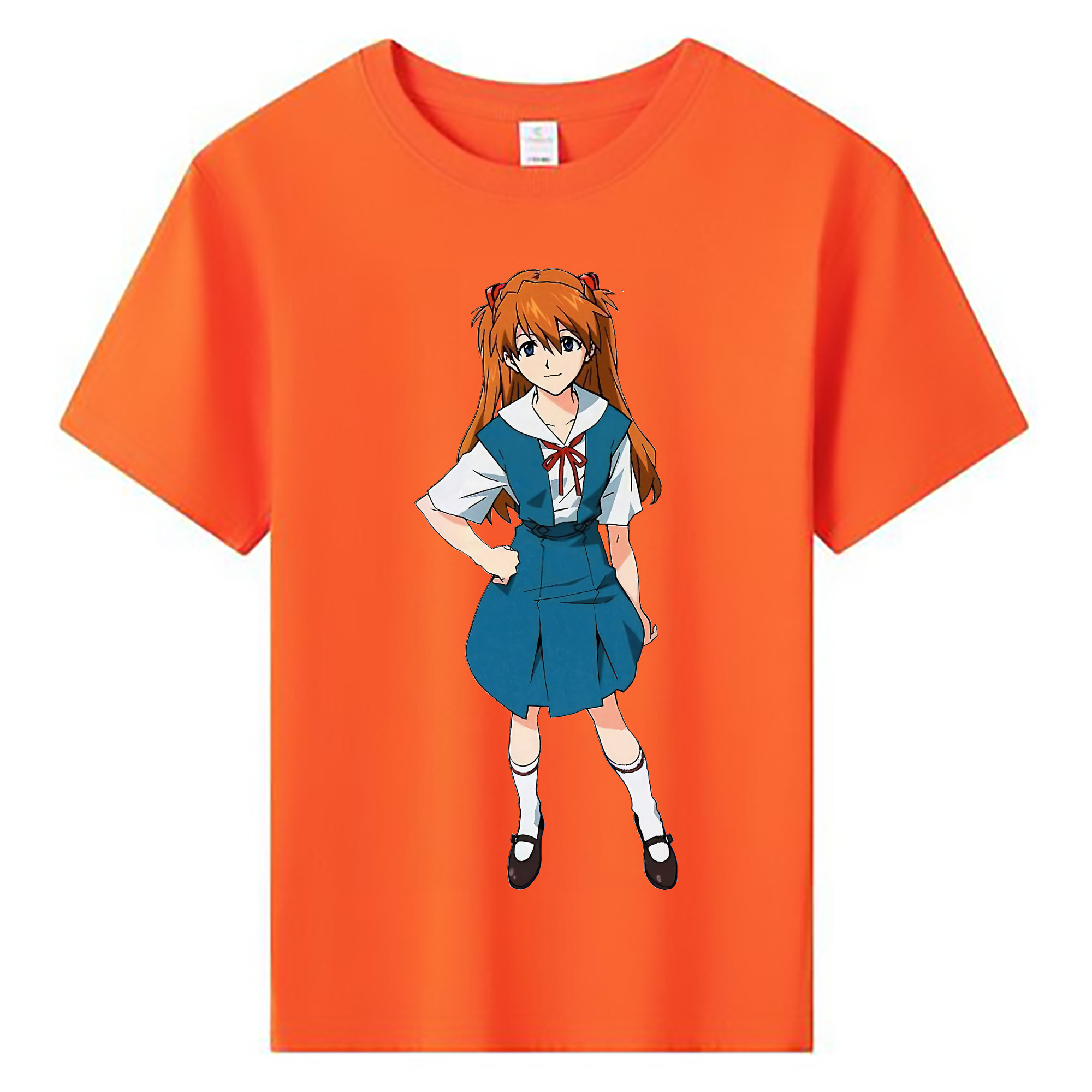 （画像用） EVA 新世紀エヴァンゲリオン 綿100％キッズTシャツ（フロントプリント）