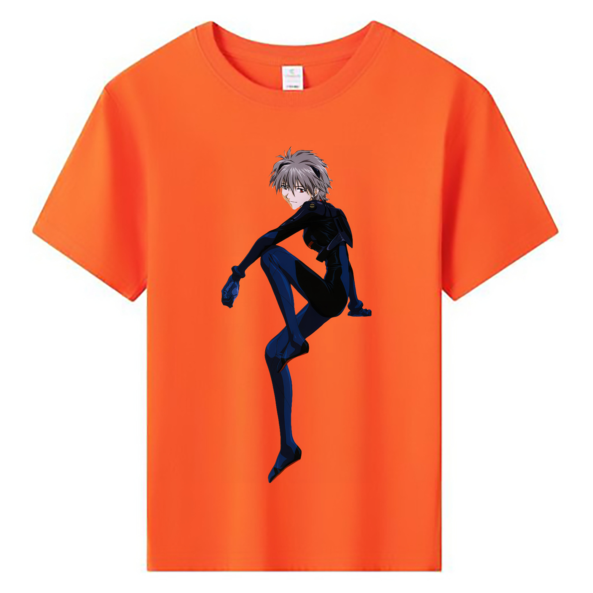 （画像用） EVA 新世紀エヴァンゲリオン 綿100％キッズTシャツ（フロントプリント）