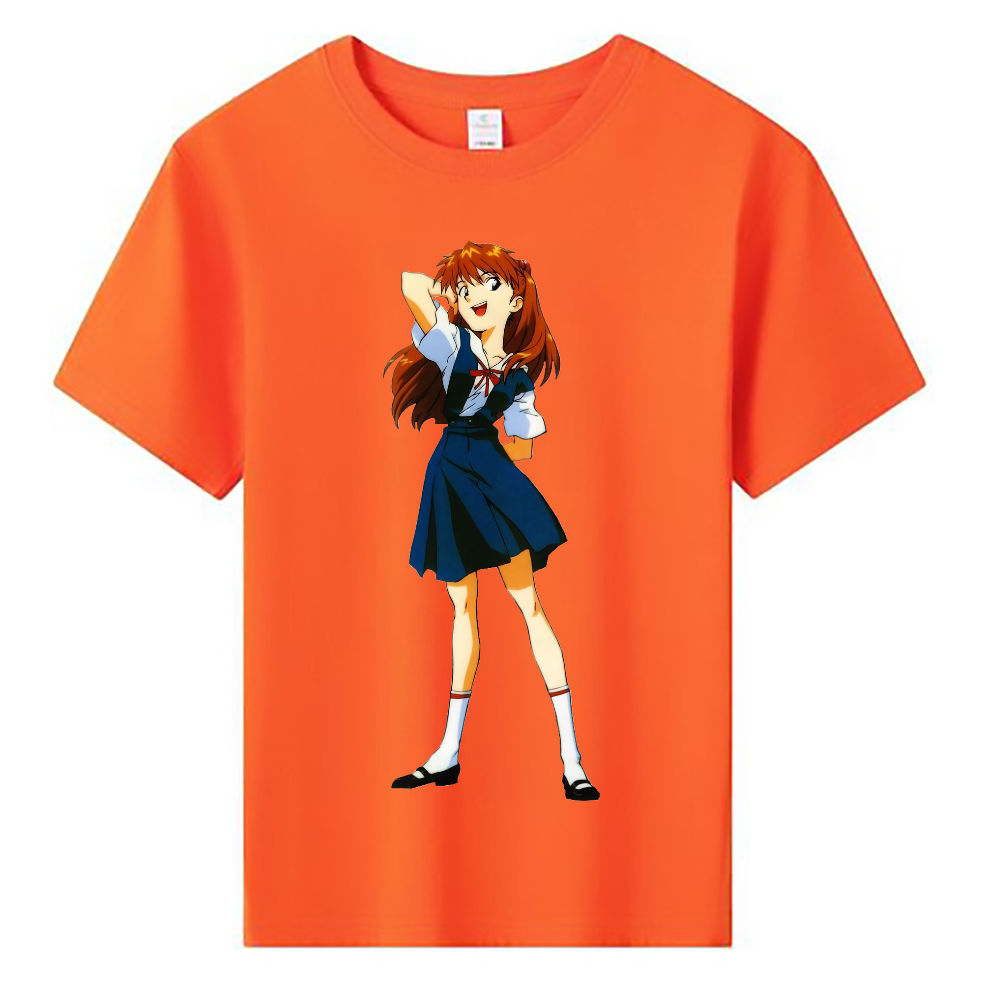 （画像用） EVA 新世紀エヴァンゲリオン 綿100％キッズTシャツ（フロントプリント）