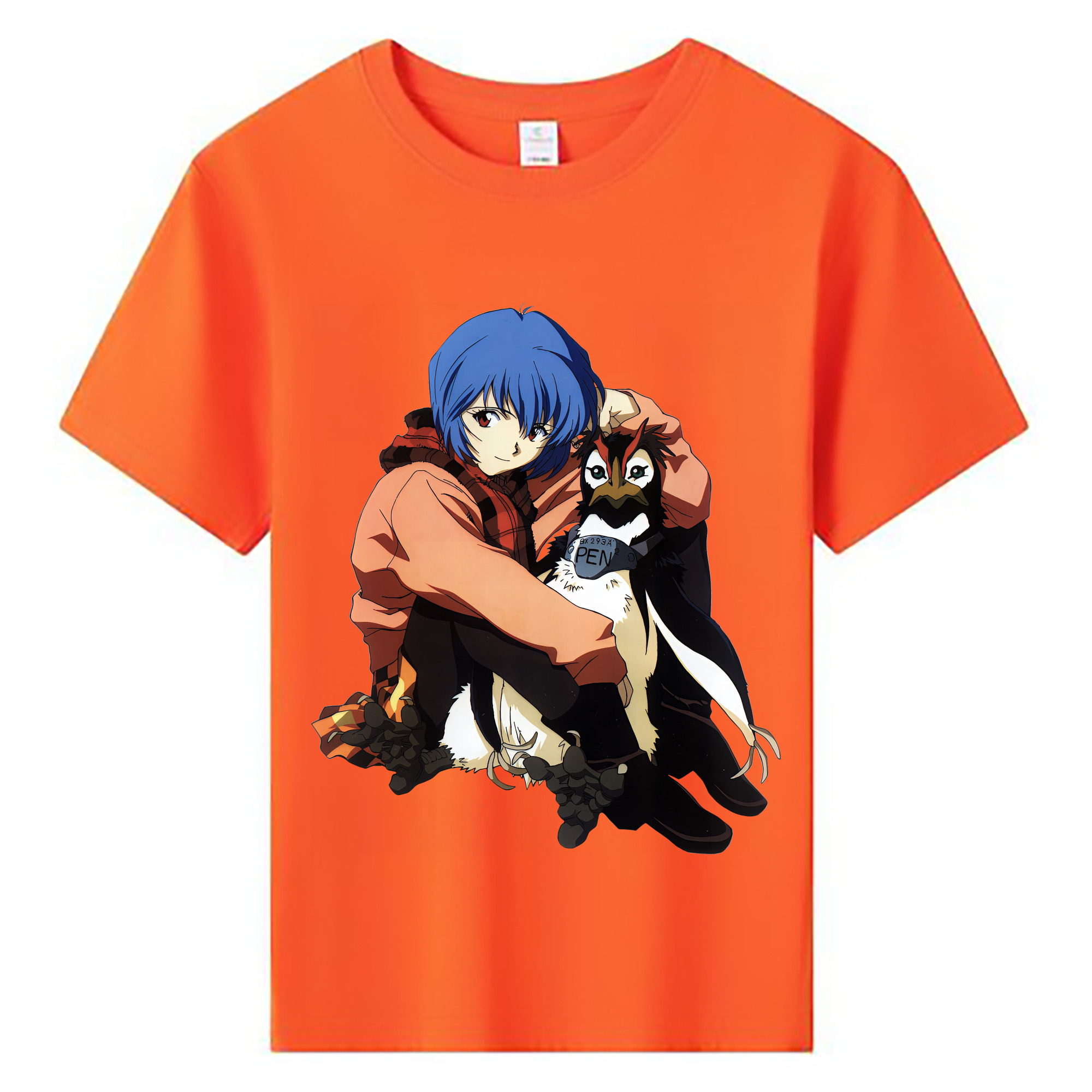 （画像用） EVA 新世紀エヴァンゲリオン 綿100％キッズTシャツ（フロントプリント）