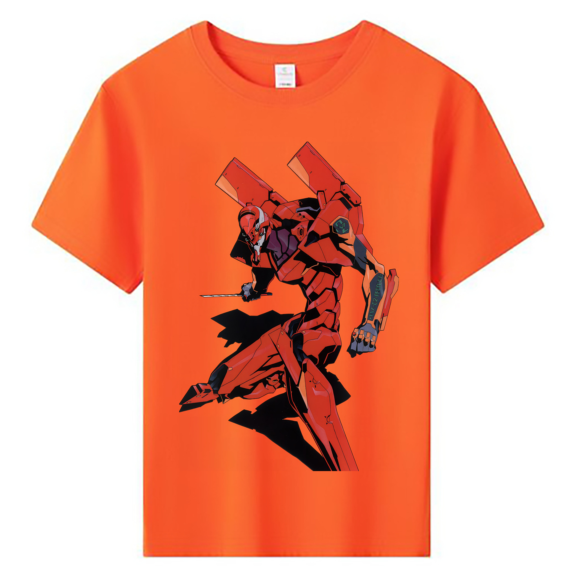 （画像用） EVA 新世紀エヴァンゲリオン 綿100％キッズTシャツ（フロントプリント）
