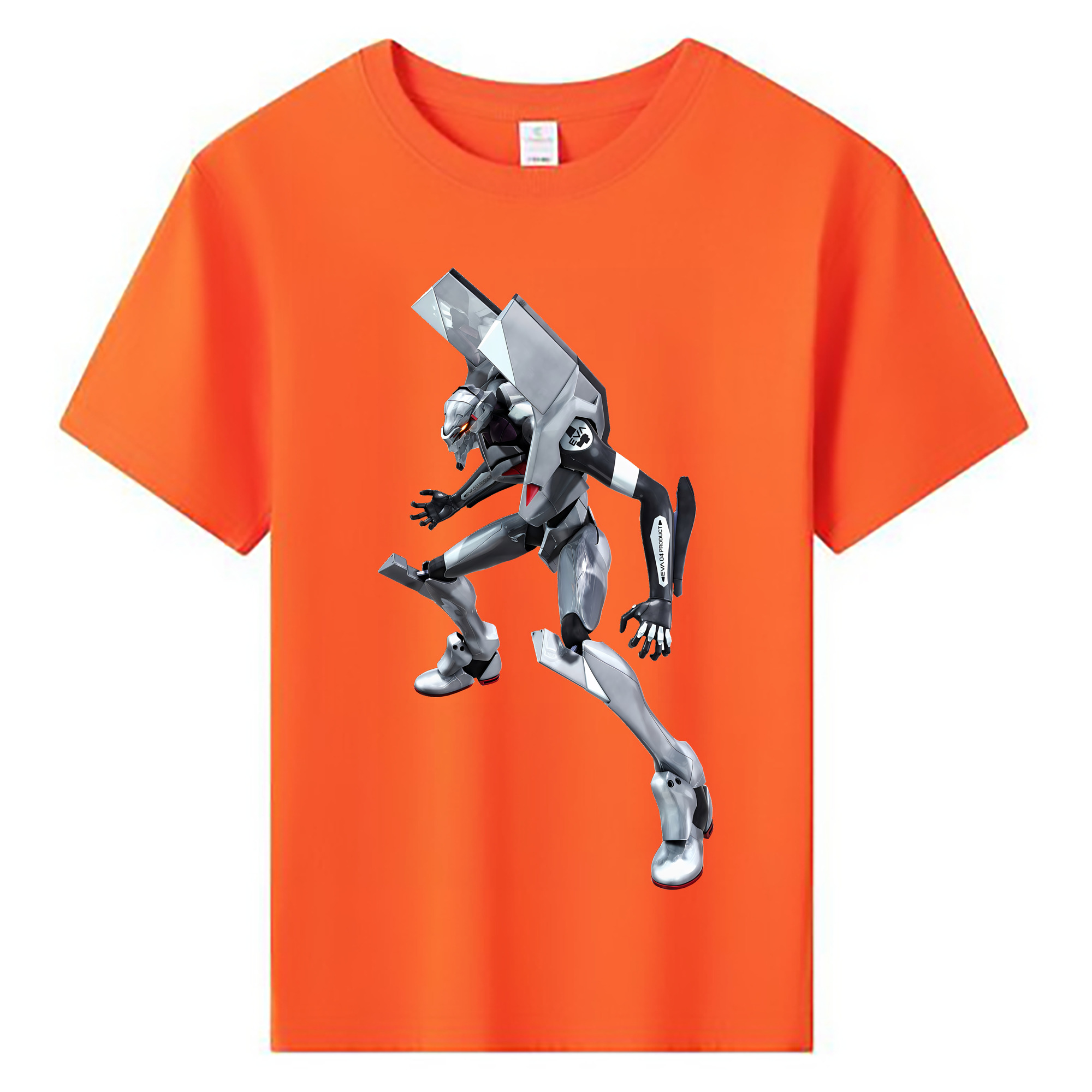 （画像用） EVA 新世紀エヴァンゲリオン 綿100％キッズTシャツ（フロントプリント）