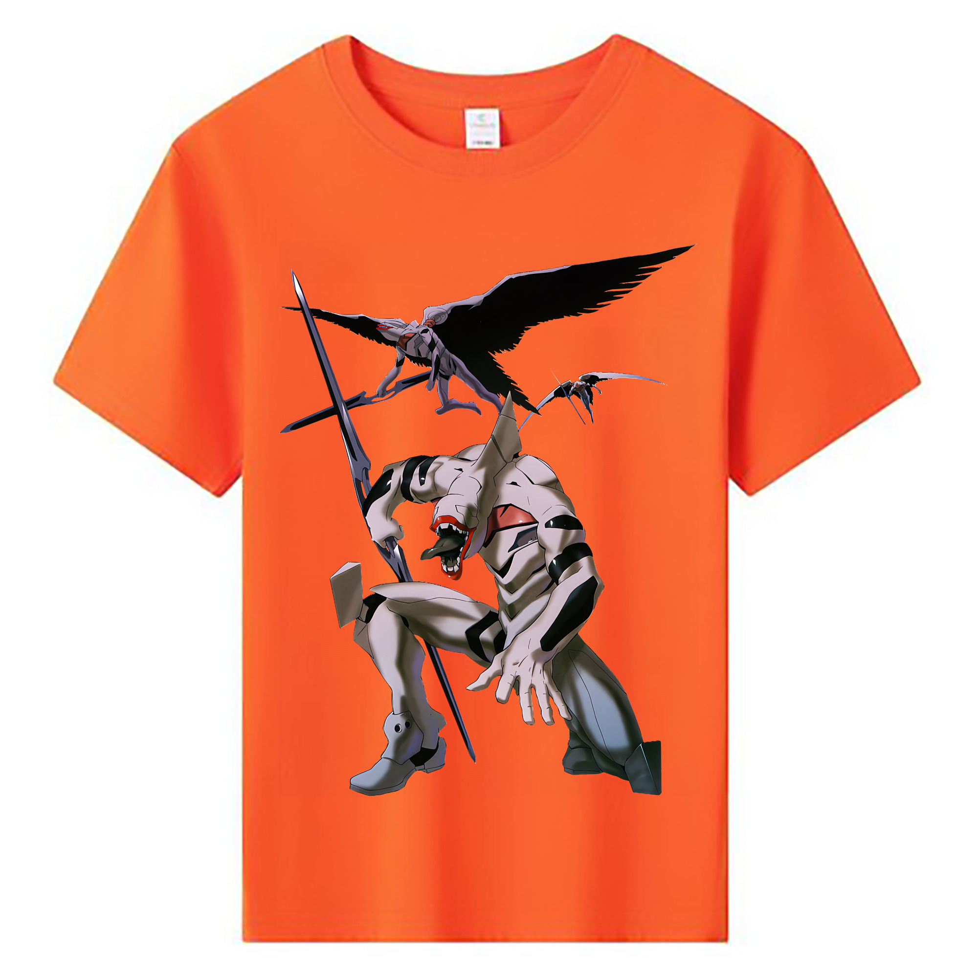 （画像用） EVA 新世紀エヴァンゲリオン 綿100％キッズTシャツ（フロントプリント）