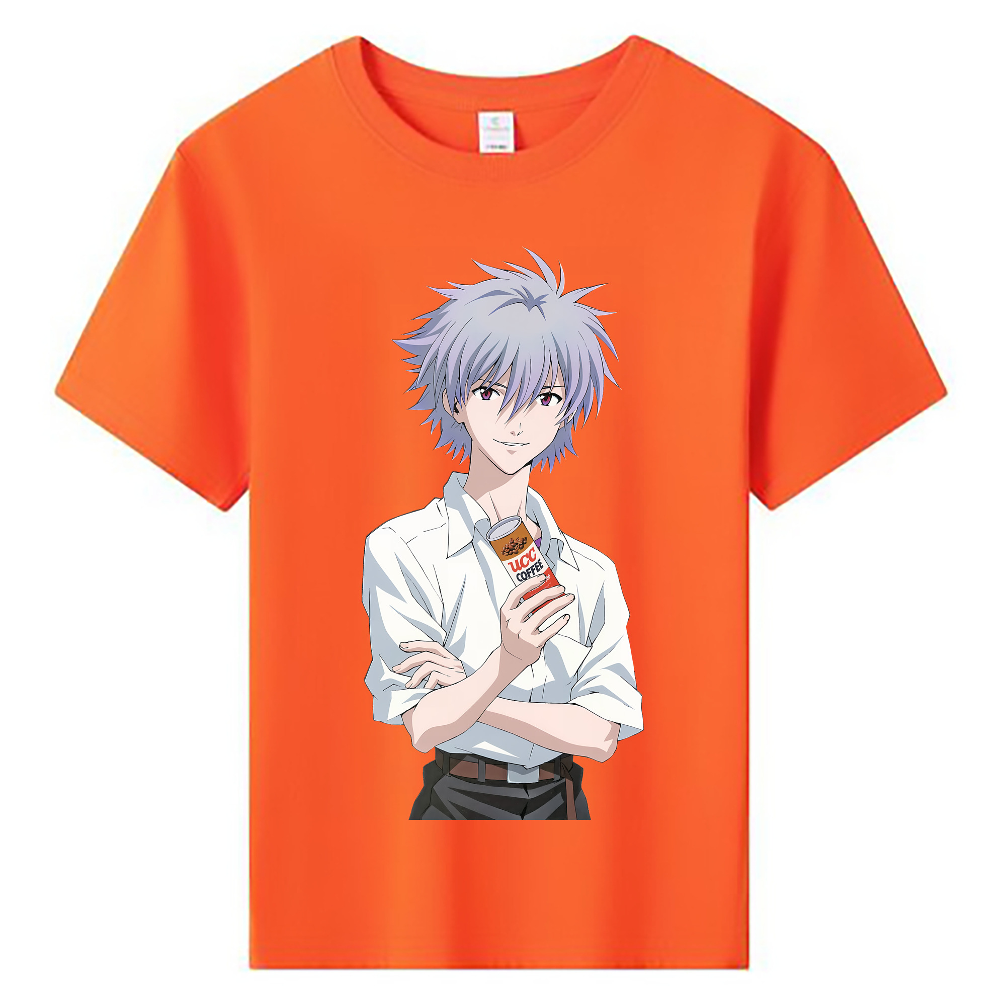（画像用） EVA 新世紀エヴァンゲリオン 綿100％キッズTシャツ（フロントプリント）