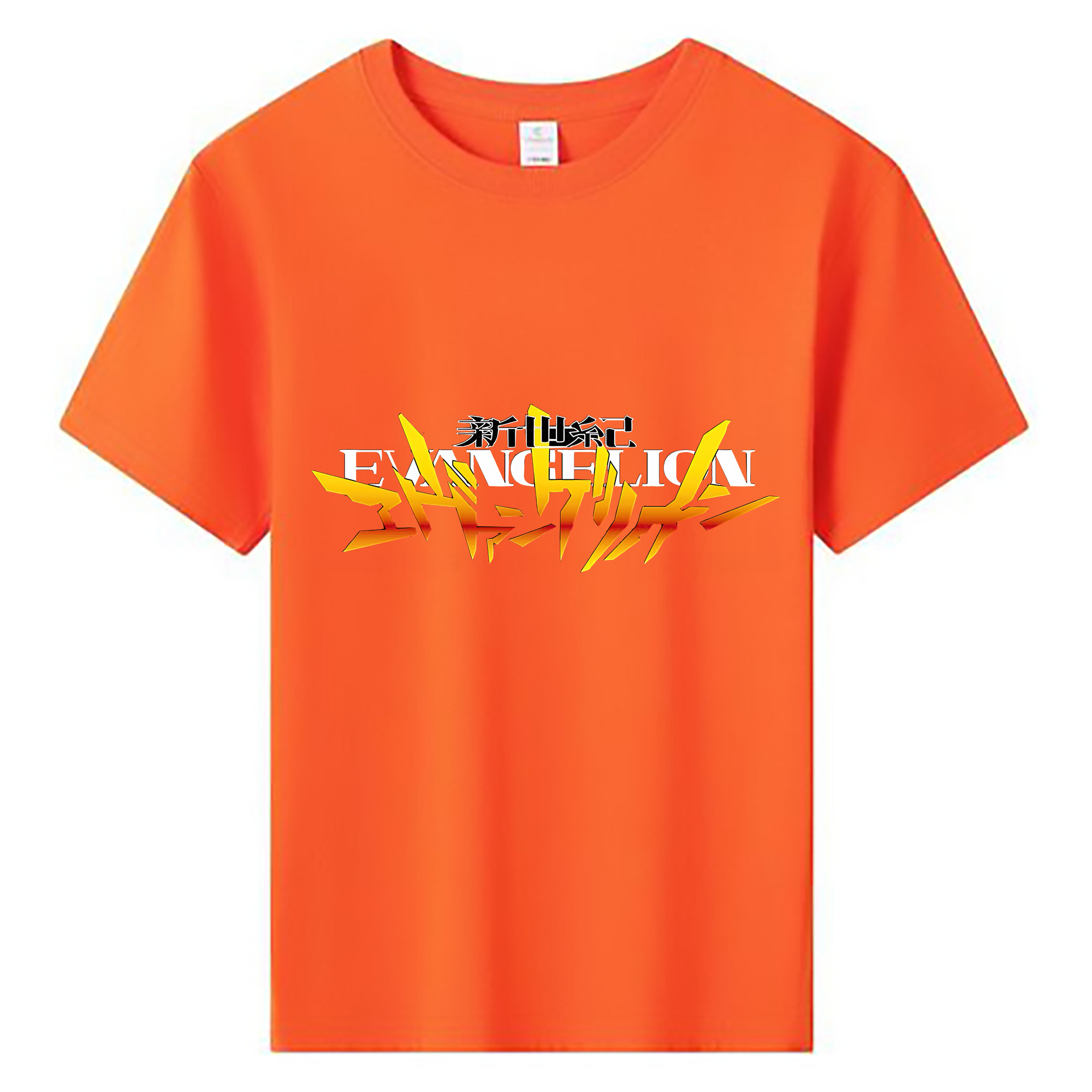 （画像用） EVA 新世紀エヴァンゲリオン 綿100％キッズTシャツ（フロントプリント）