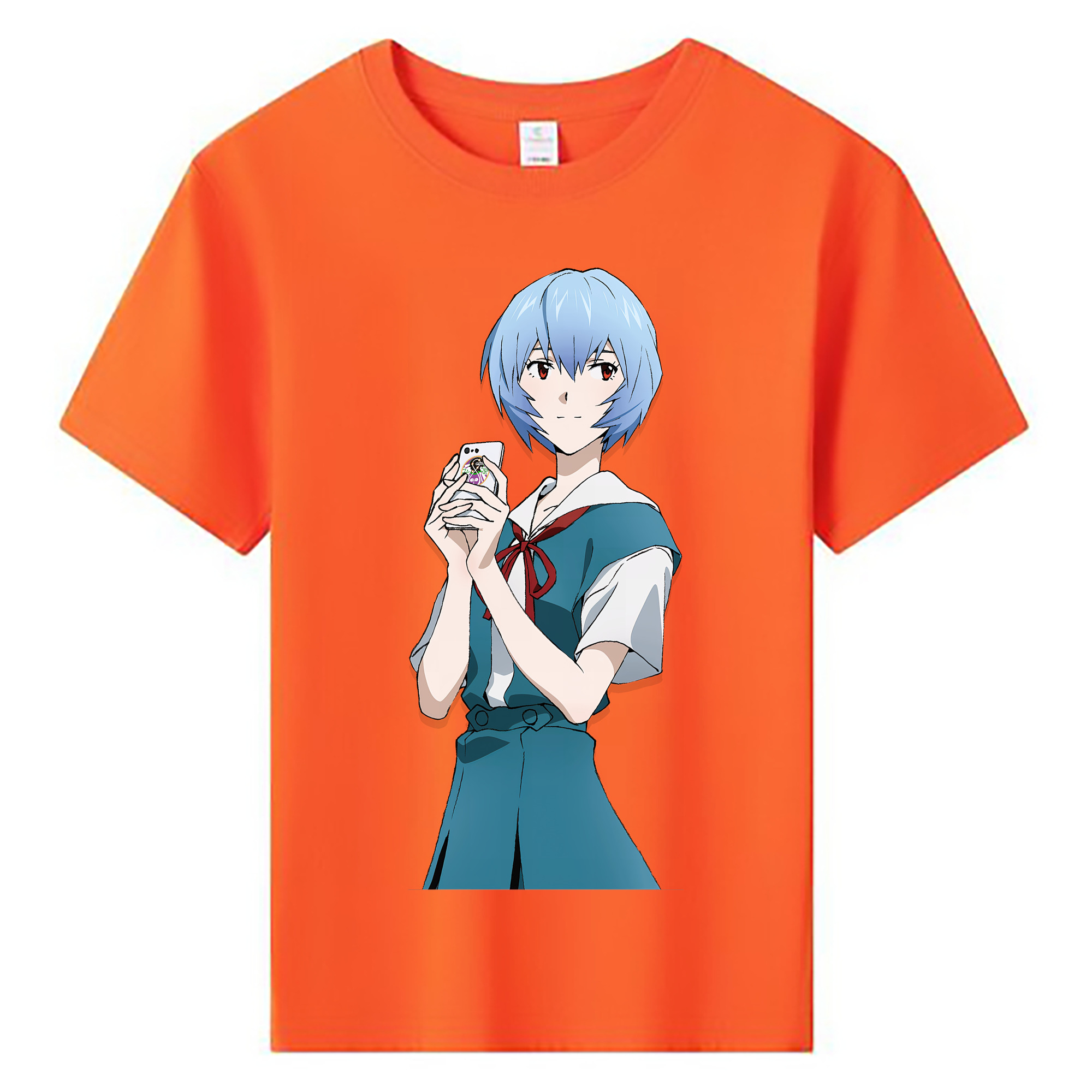 （画像用） EVA 新世紀エヴァンゲリオン 綿100％キッズTシャツ（フロントプリント）