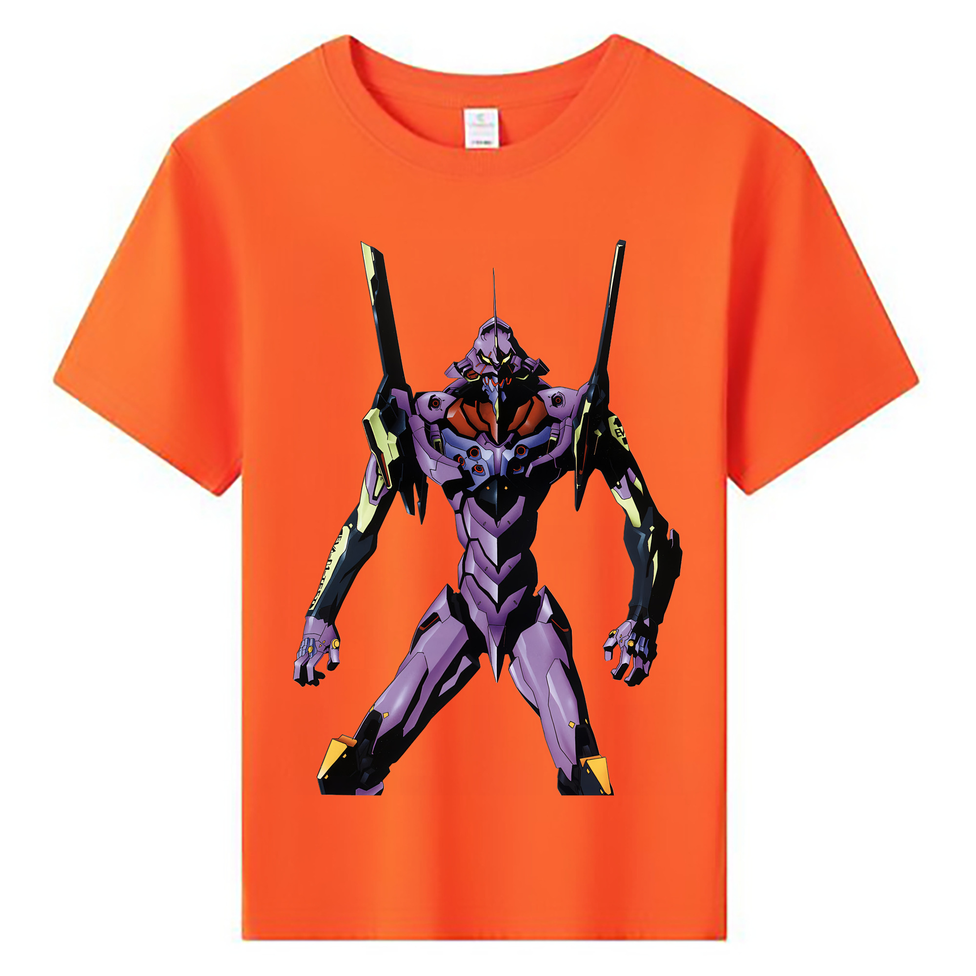 （画像用） EVA 新世紀エヴァンゲリオン 綿100％キッズTシャツ（フロントプリント）