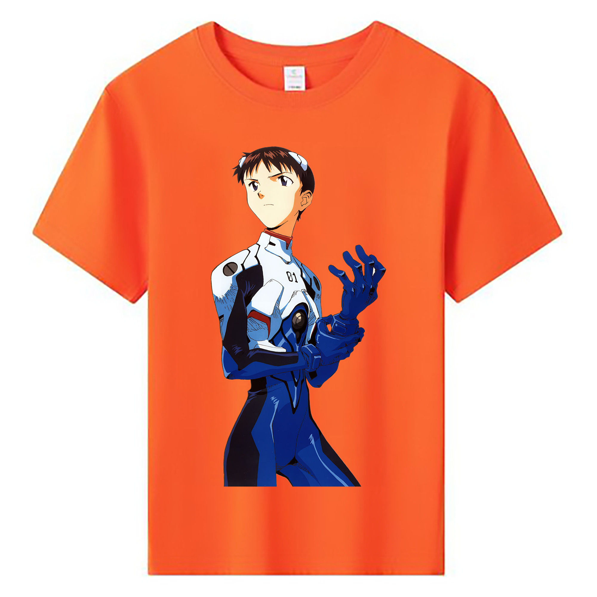 （画像用） EVA 新世紀エヴァンゲリオン 綿100％キッズTシャツ（フロントプリント）