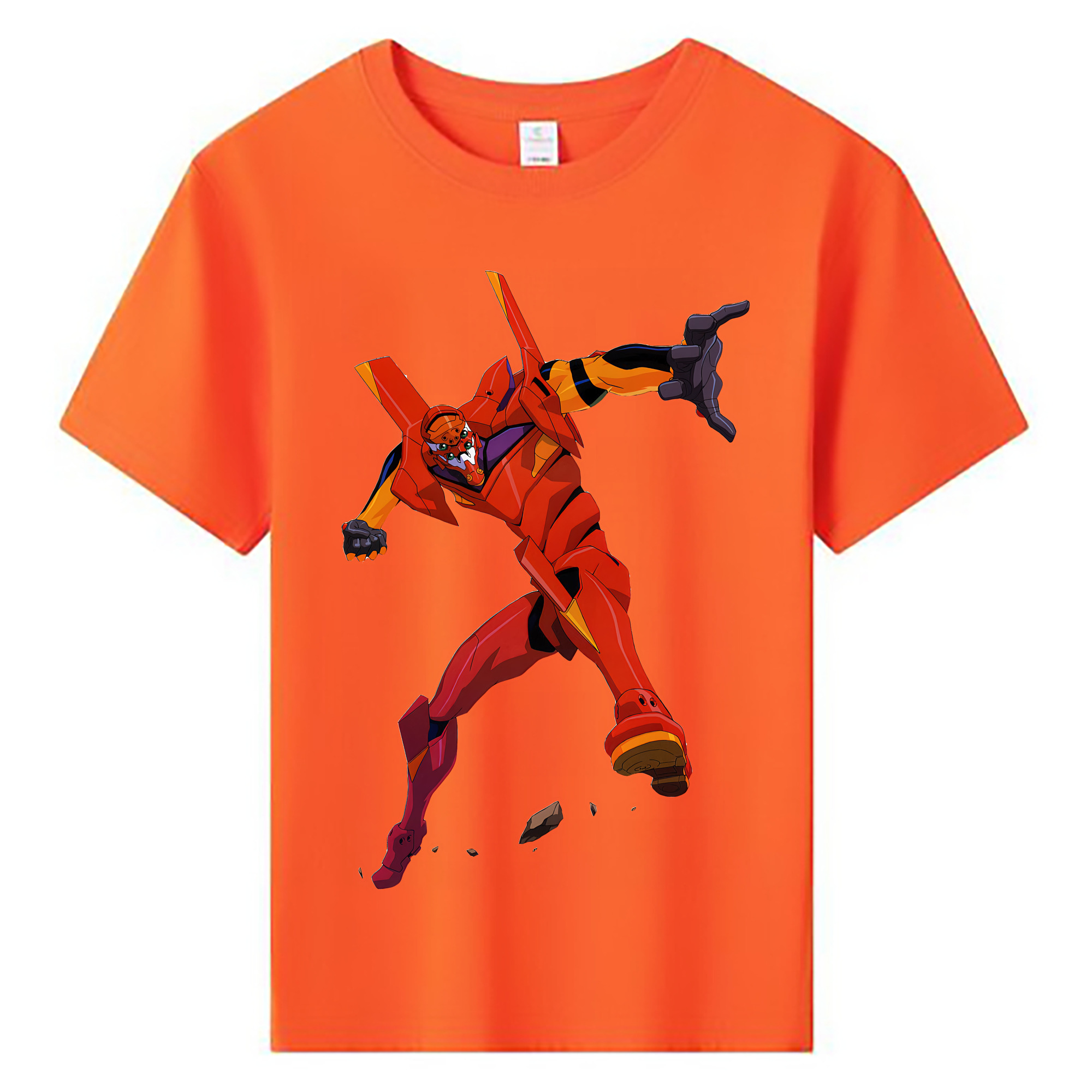 （画像用） EVA 新世紀エヴァンゲリオン 綿100％キッズTシャツ（フロントプリント）