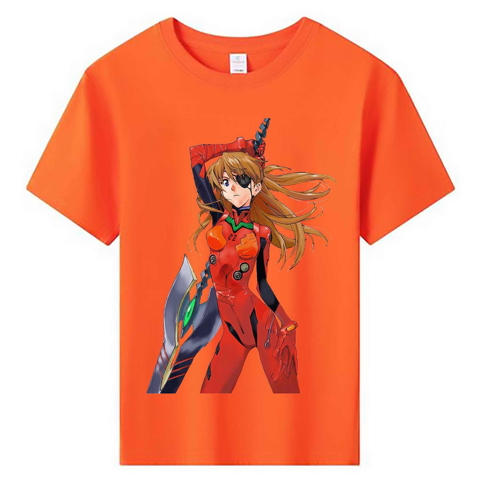 （画像用） EVA 新世紀エヴァンゲリオン 綿100％キッズTシャツ（フロントプリント）
