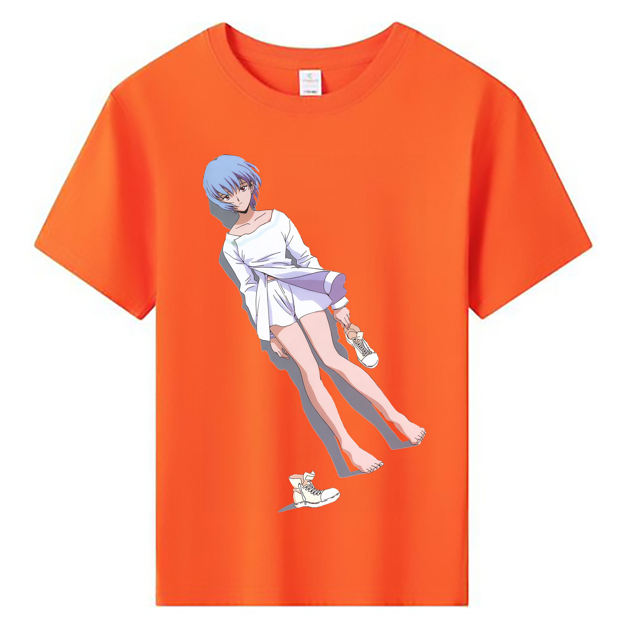 （画像用） EVA 新世紀エヴァンゲリオン 綿100％キッズTシャツ（フロントプリント）