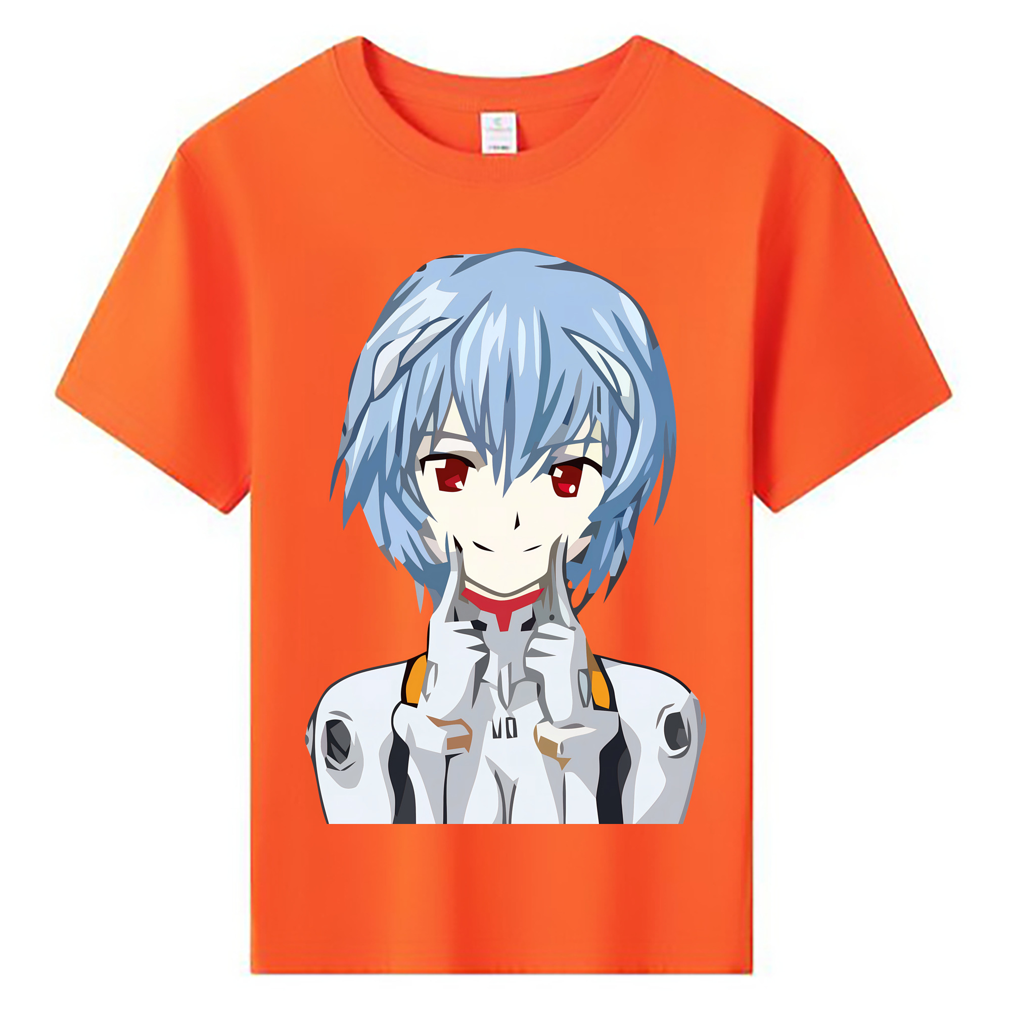 （画像用） EVA 新世紀エヴァンゲリオン 綿100％キッズTシャツ（フロントプリント）
