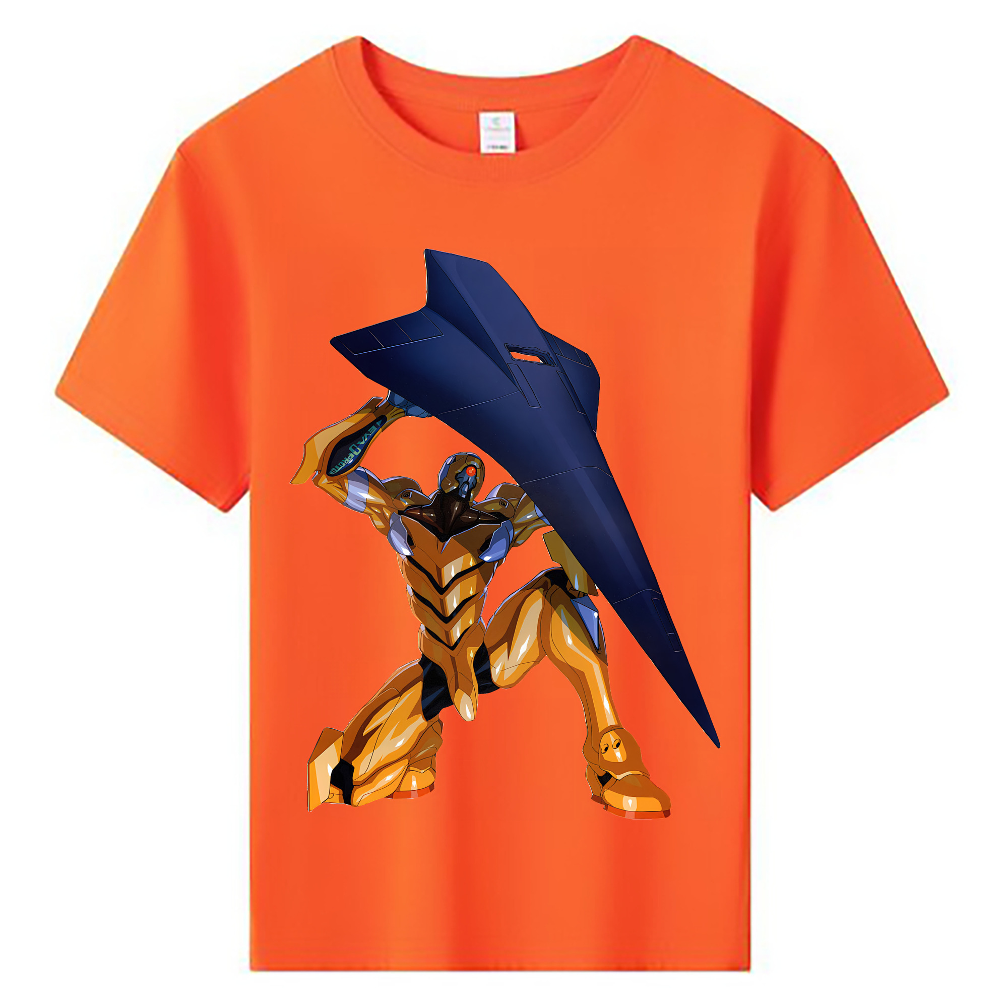 （画像用） EVA 新世紀エヴァンゲリオン 綿100％キッズTシャツ（フロントプリント）
