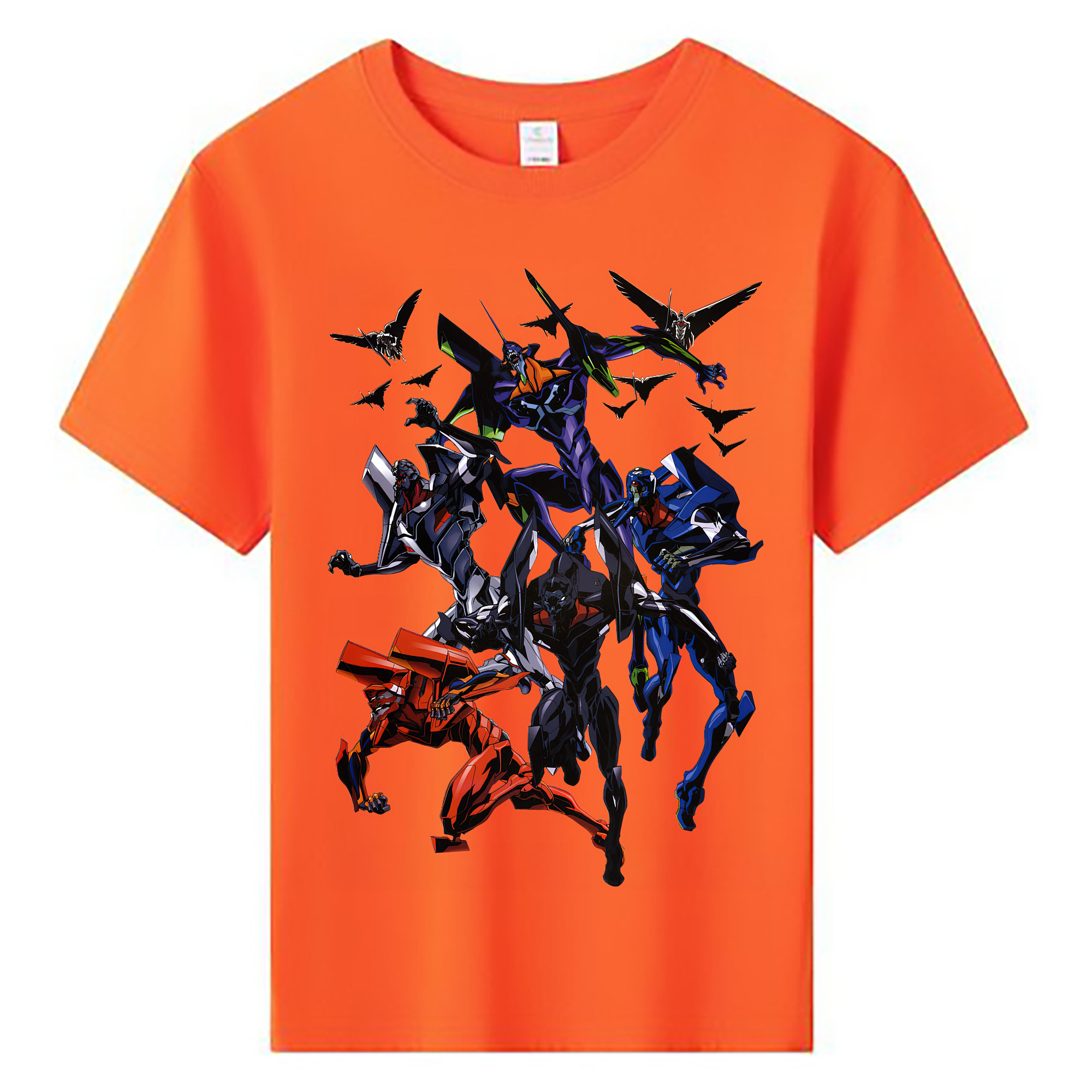 （画像用） EVA 新世紀エヴァンゲリオン 綿100％キッズTシャツ（フロントプリント）