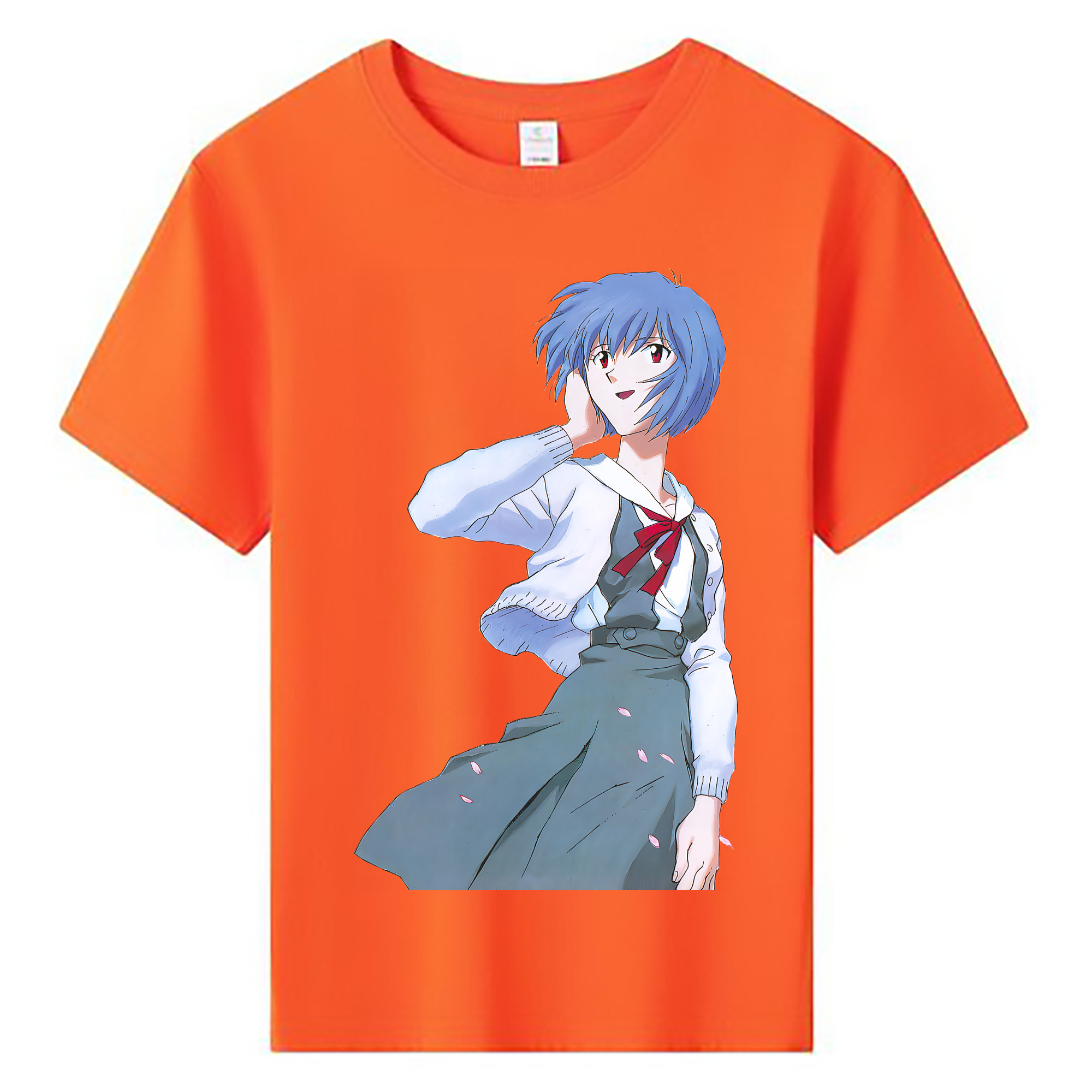 （画像用） EVA 新世紀エヴァンゲリオン 綿100％キッズTシャツ（フロントプリント）