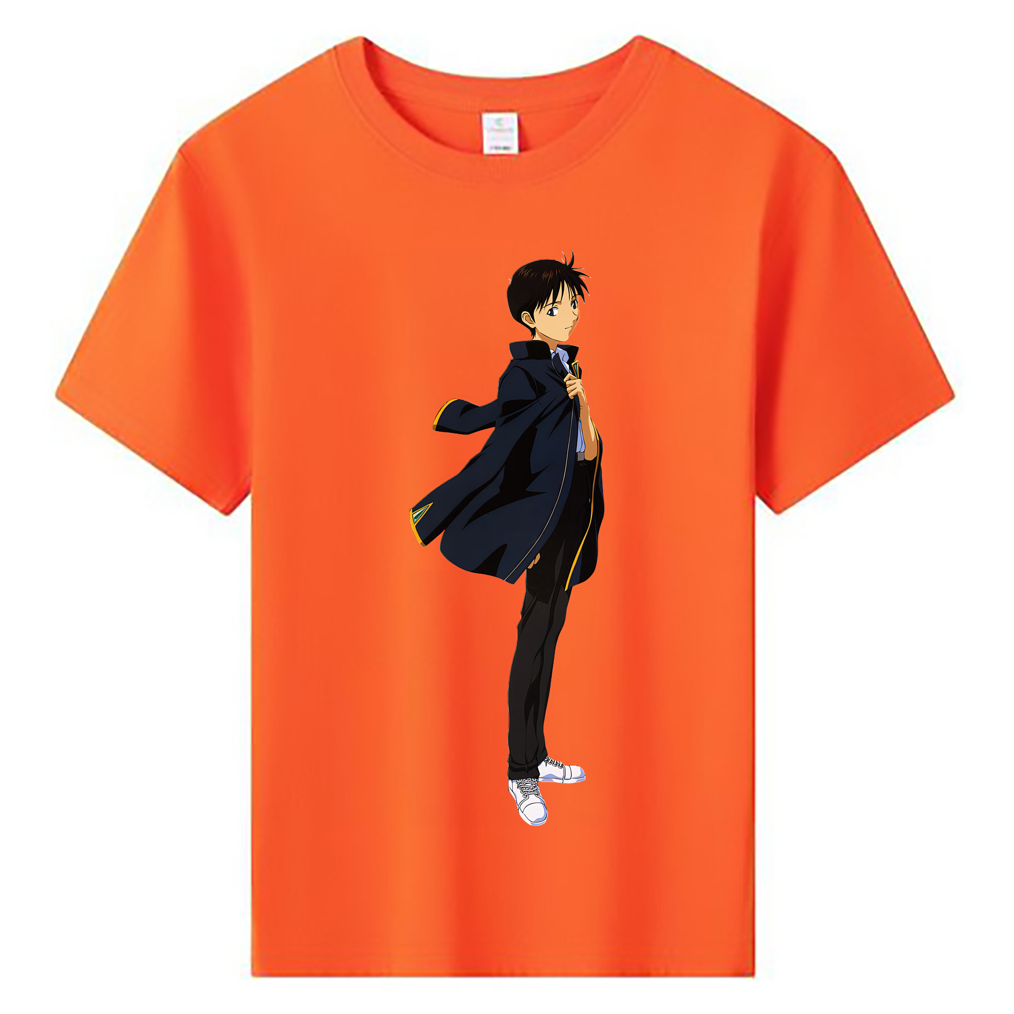 （画像用） EVA 新世紀エヴァンゲリオン 綿100％キッズTシャツ（フロントプリント）