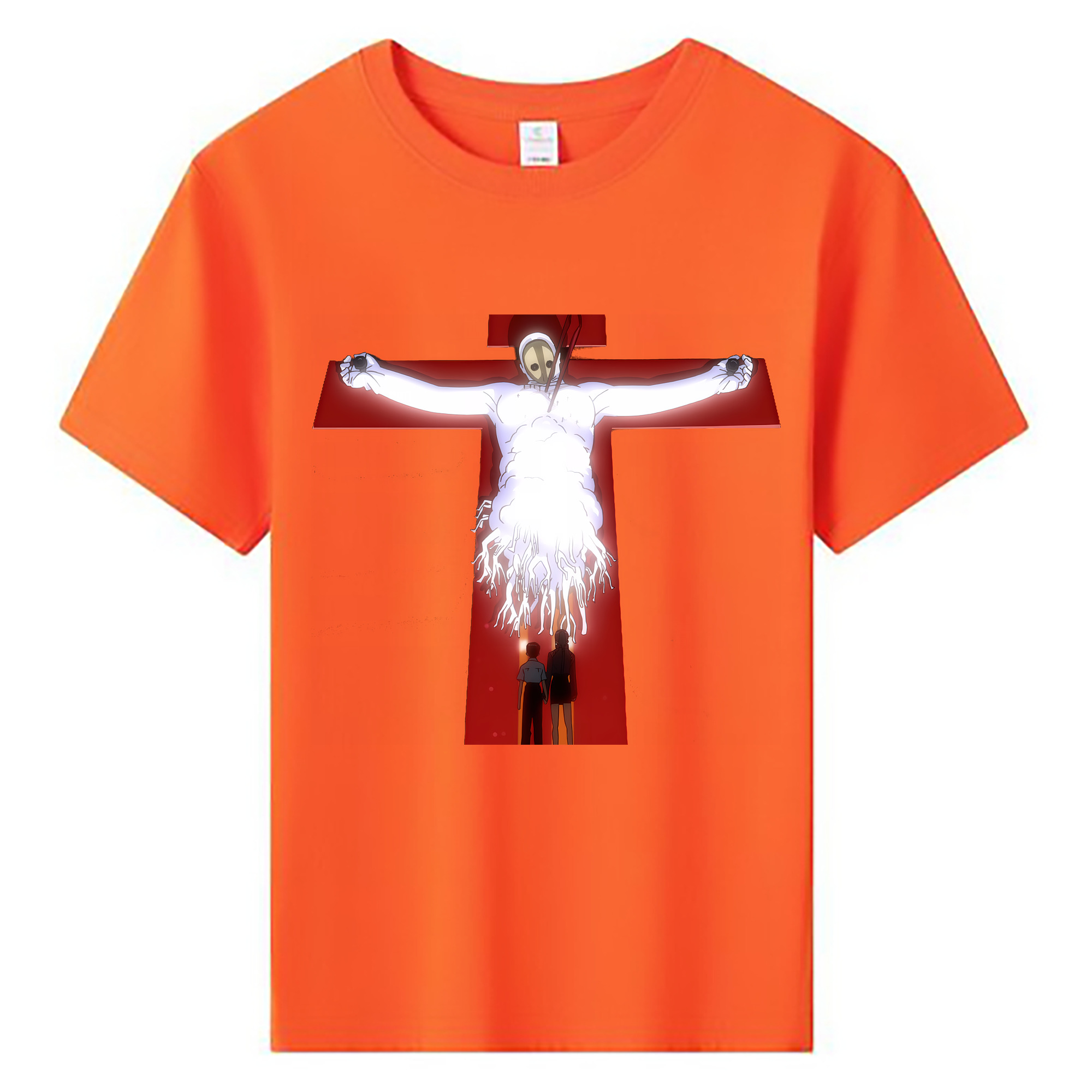 （画像用） EVA 新世紀エヴァンゲリオン 綿100％キッズTシャツ（フロントプリント）