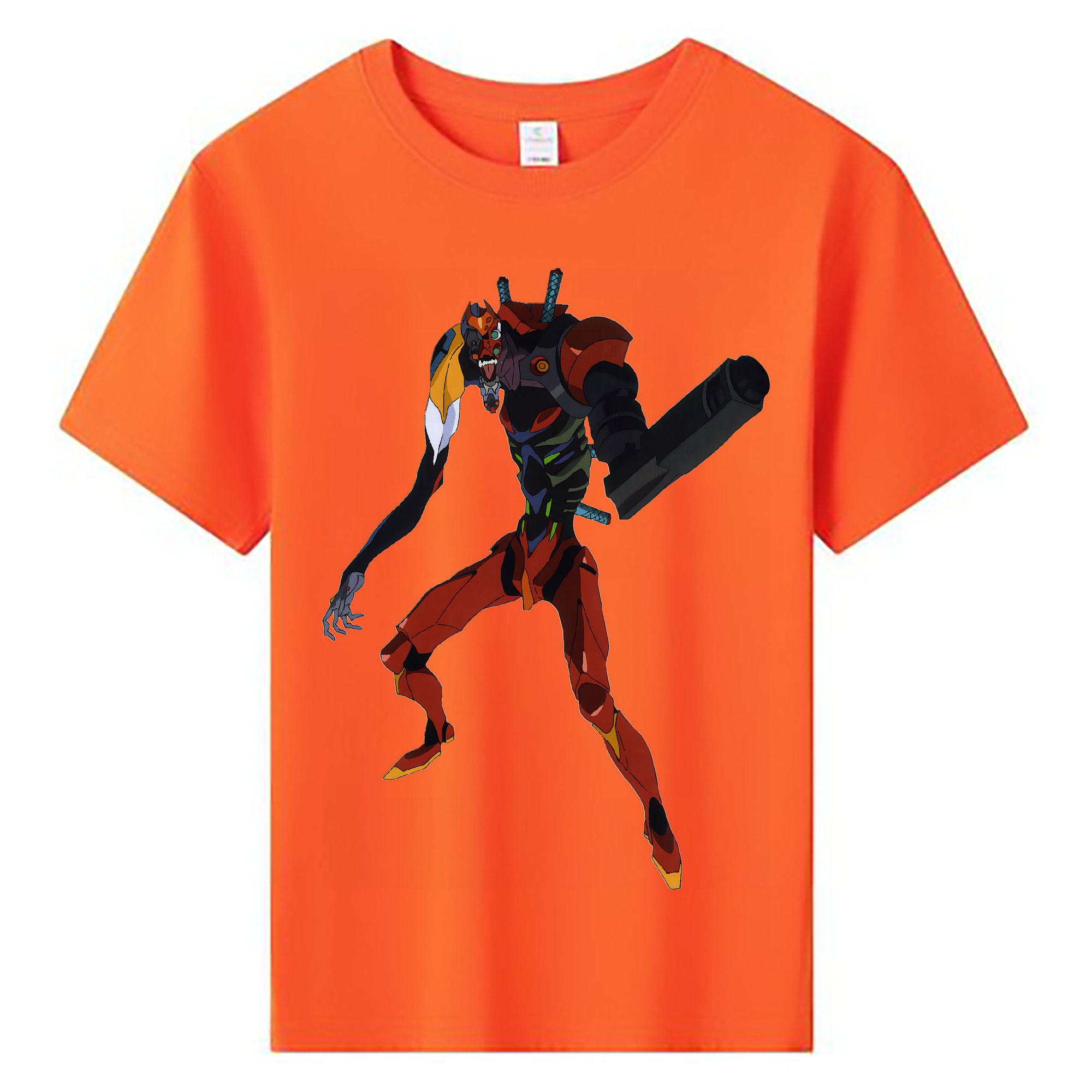 （画像用） EVA 新世紀エヴァンゲリオン 綿100％キッズTシャツ（フロントプリント）