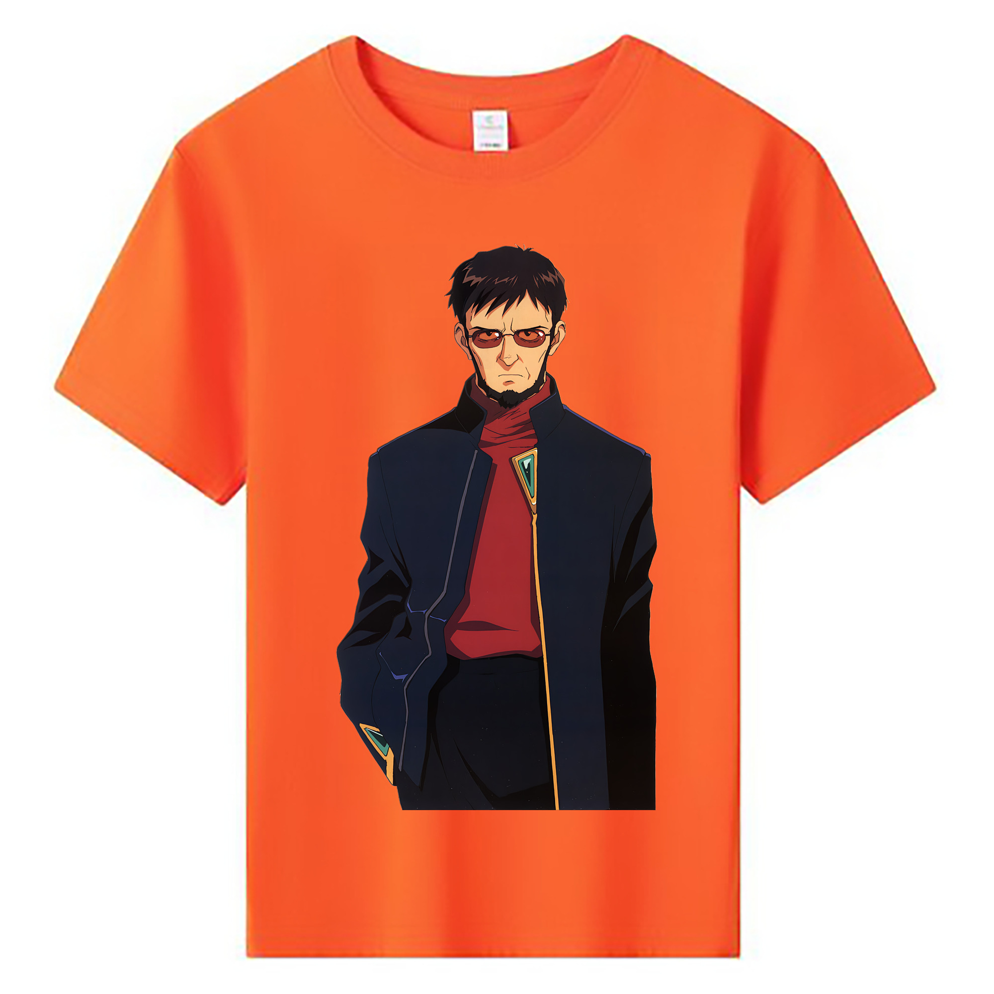 （画像用） EVA 新世紀エヴァンゲリオン 綿100％キッズTシャツ（フロントプリント）