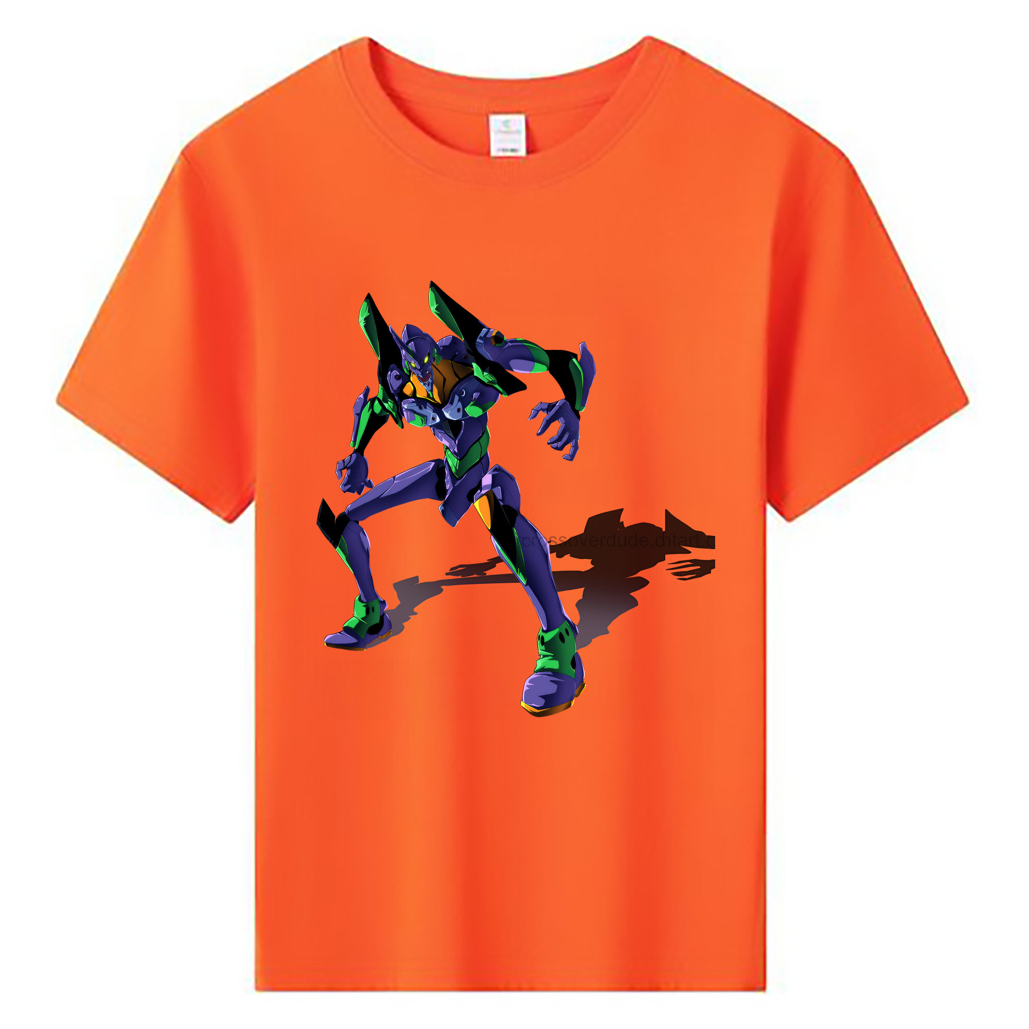 （画像用） EVA 新世紀エヴァンゲリオン 綿100％キッズTシャツ（フロントプリント）