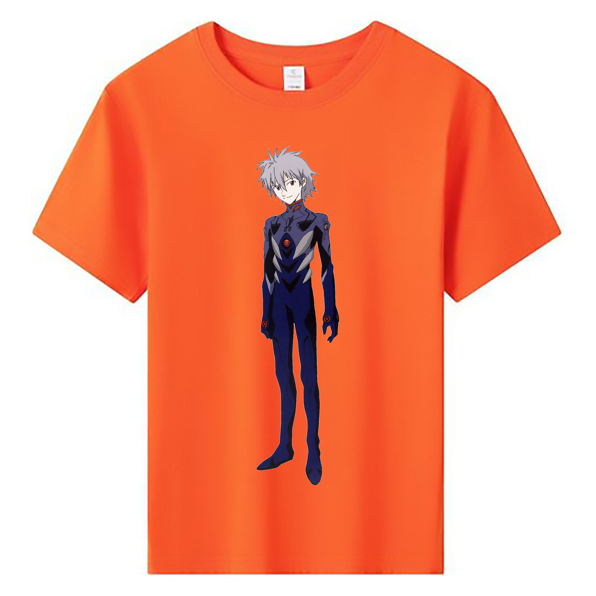 （画像用） EVA 新世紀エヴァンゲリオン 綿100％キッズTシャツ（フロントプリント）
