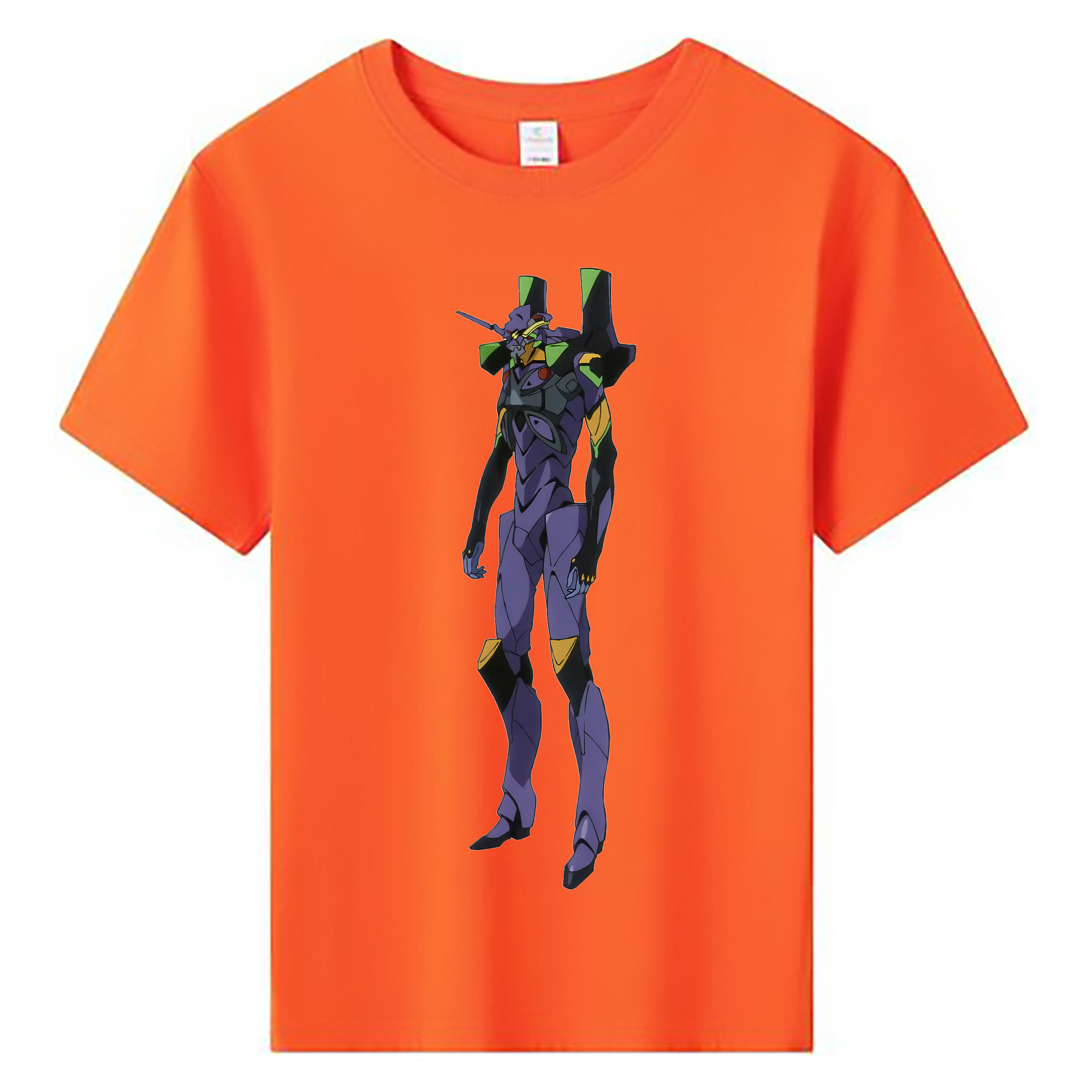 （画像用） EVA 新世紀エヴァンゲリオン 綿100％キッズTシャツ（フロントプリント）