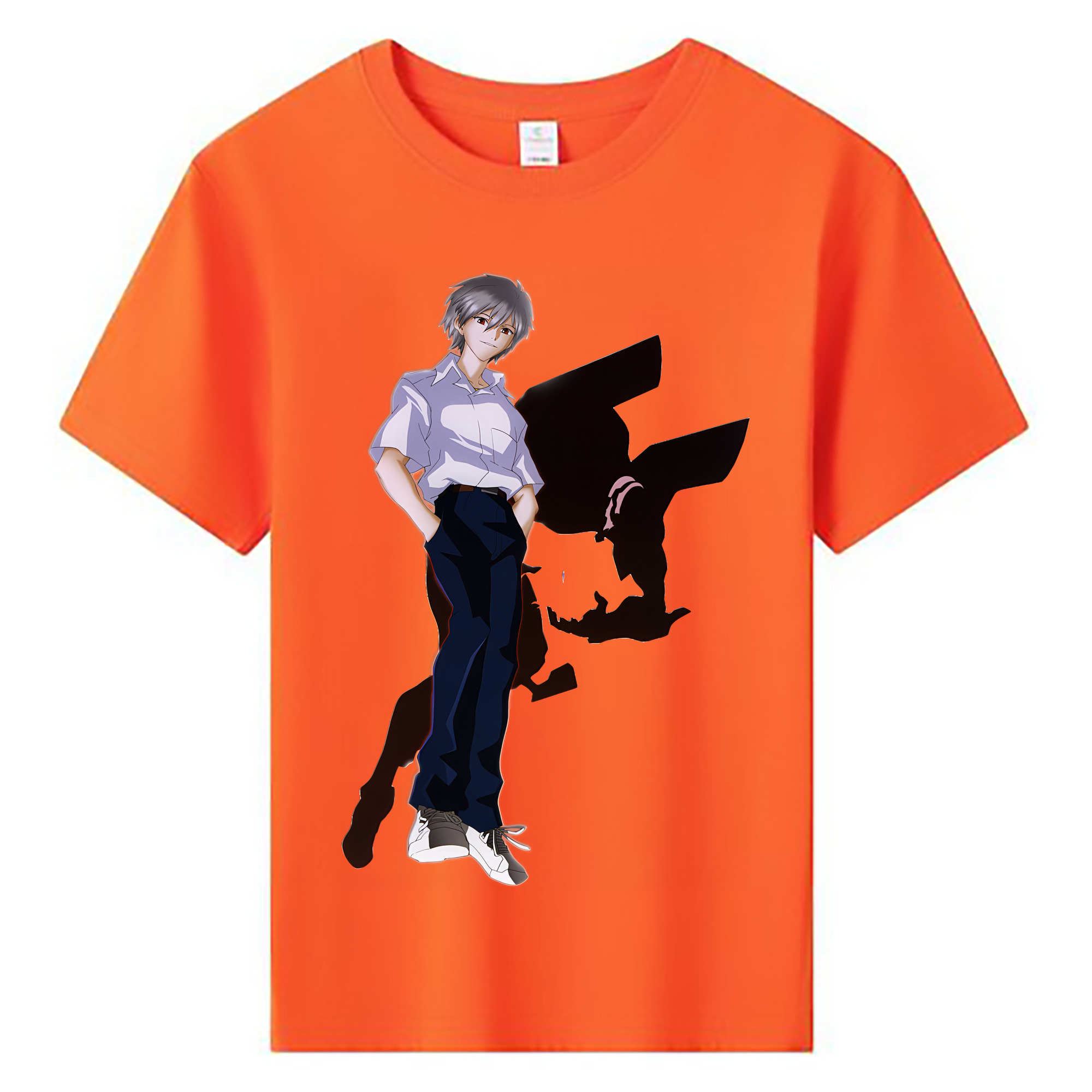 （画像用） EVA 新世紀エヴァンゲリオン 綿100％キッズTシャツ（フロントプリント）