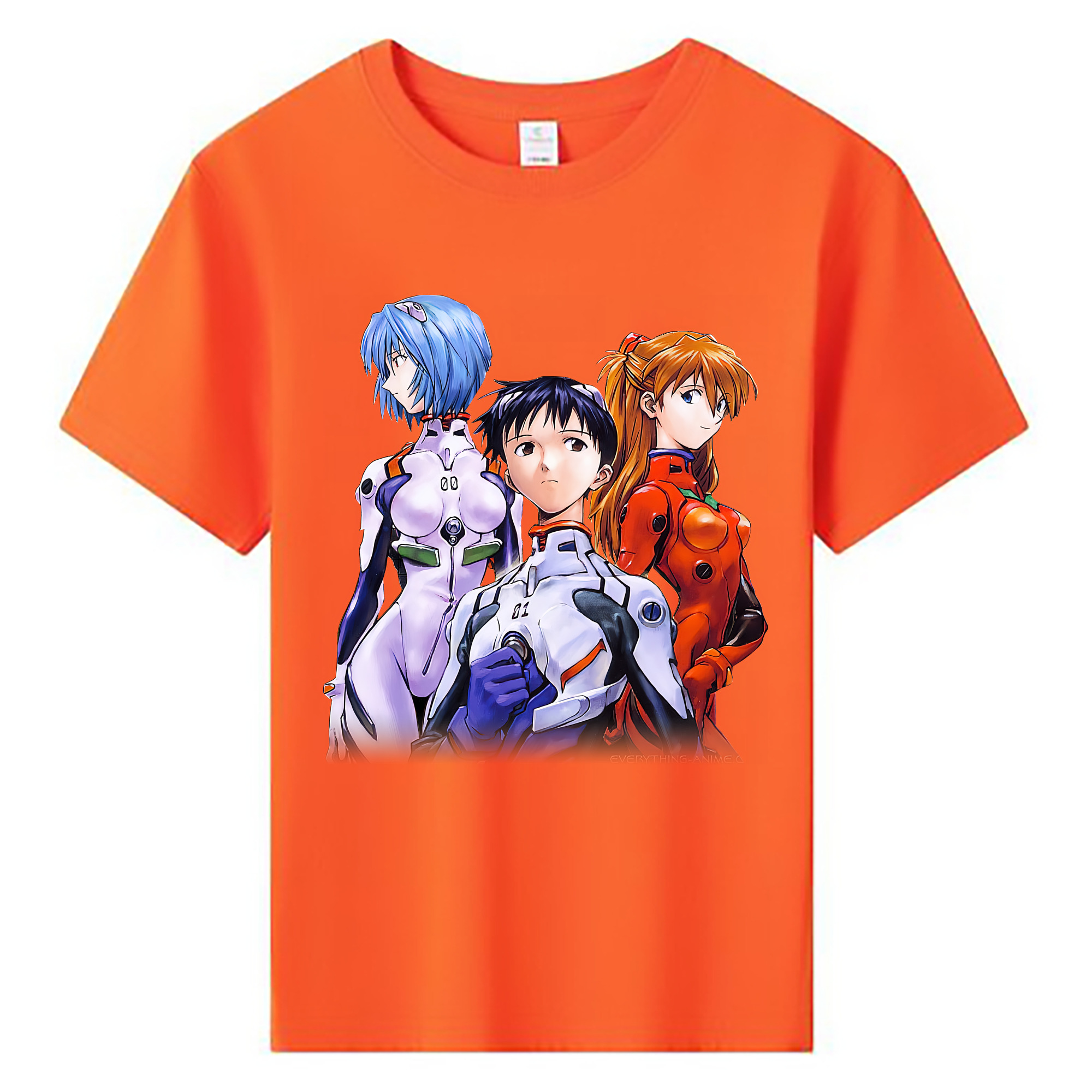 （画像用） EVA 新世紀エヴァンゲリオン 綿100％キッズTシャツ（フロントプリント）