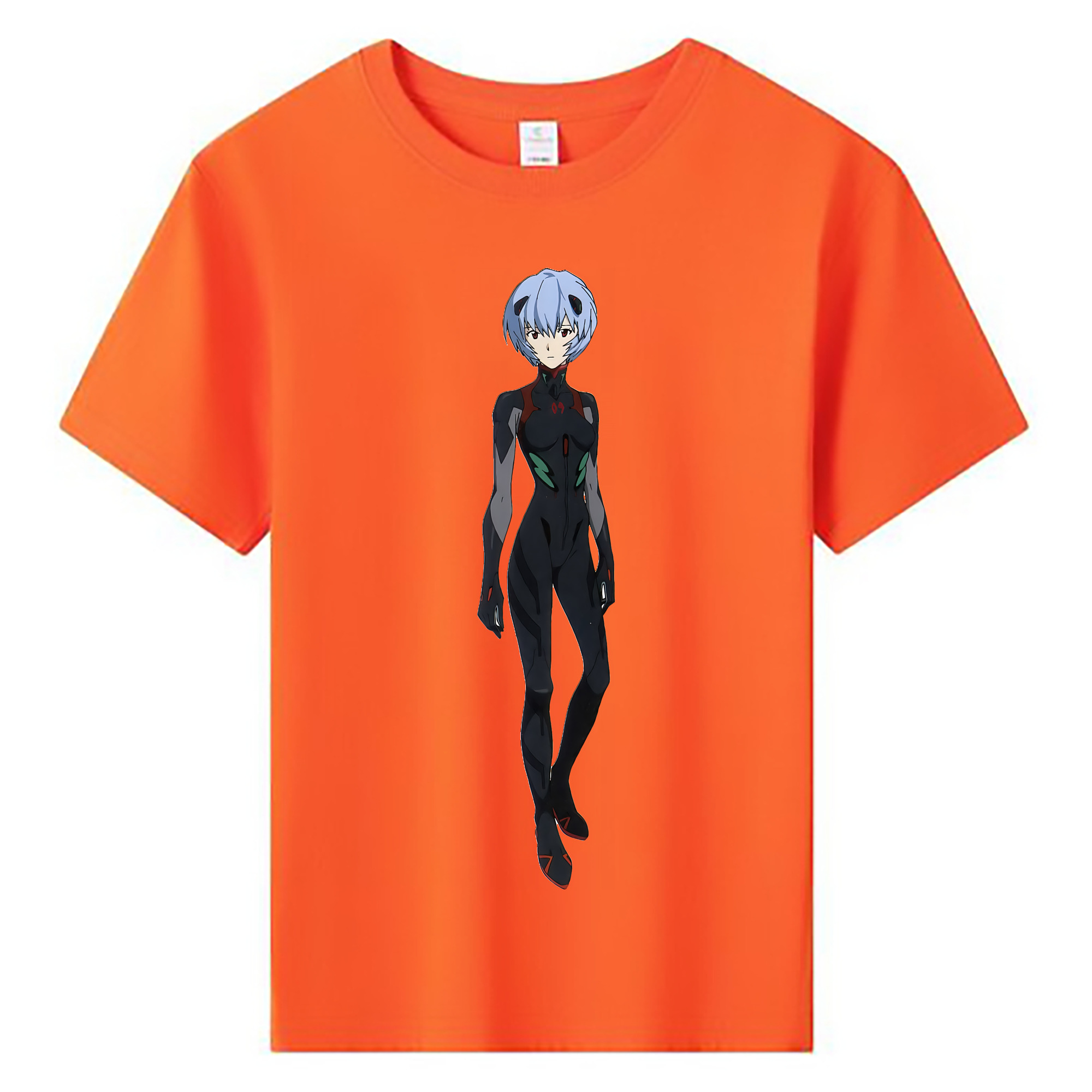 （画像用） EVA 新世紀エヴァンゲリオン 綿100％キッズTシャツ（フロントプリント）