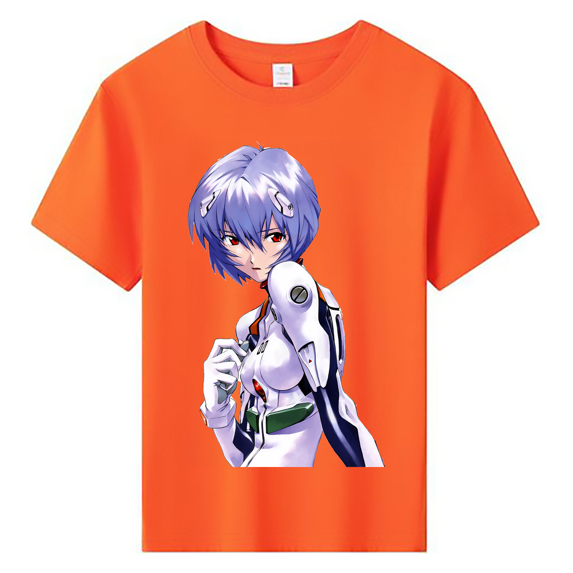 （画像用） EVA 新世紀エヴァンゲリオン 綿100％キッズTシャツ（フロントプリント）