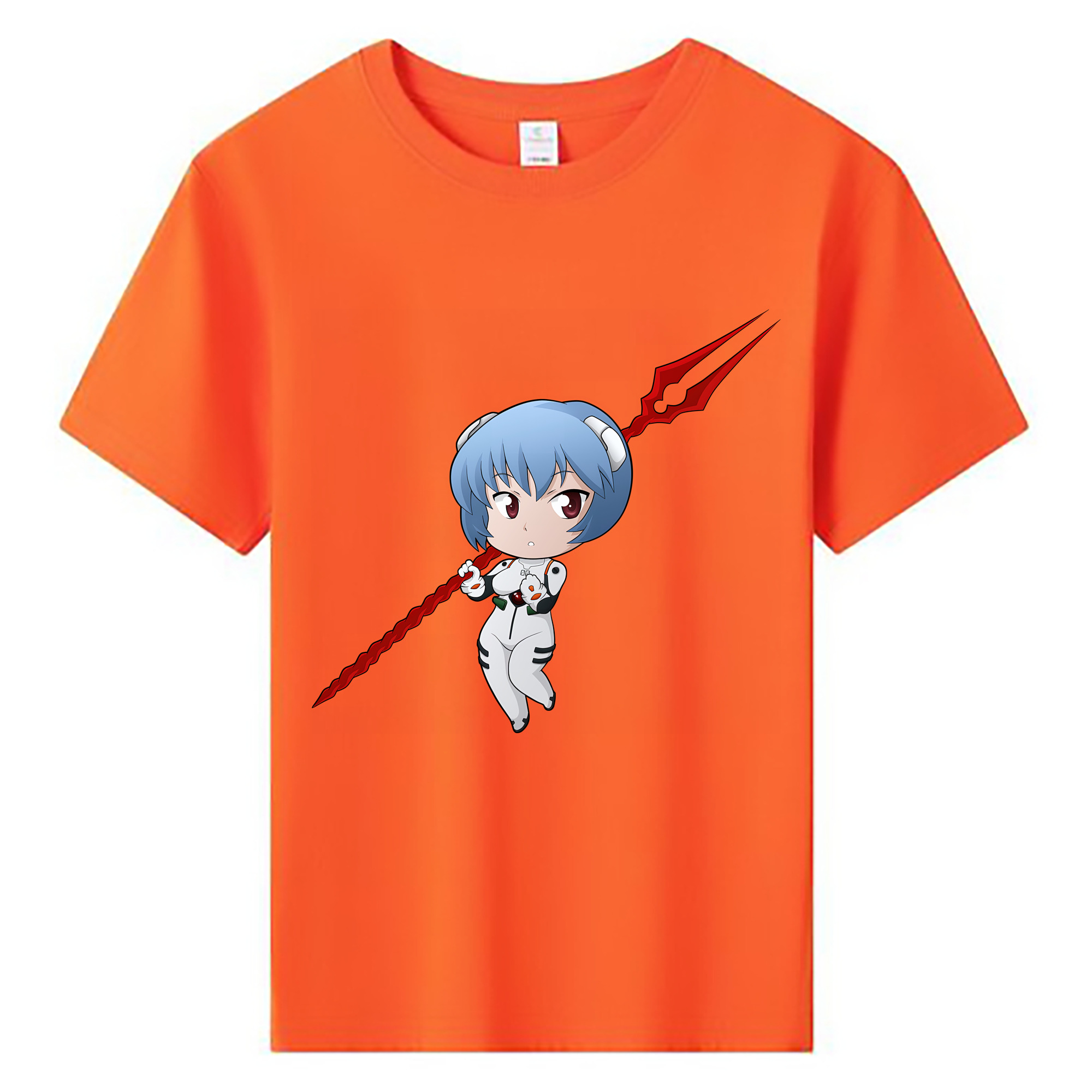 （画像用） EVA 新世紀エヴァンゲリオン 綿100％キッズTシャツ（フロントプリント）