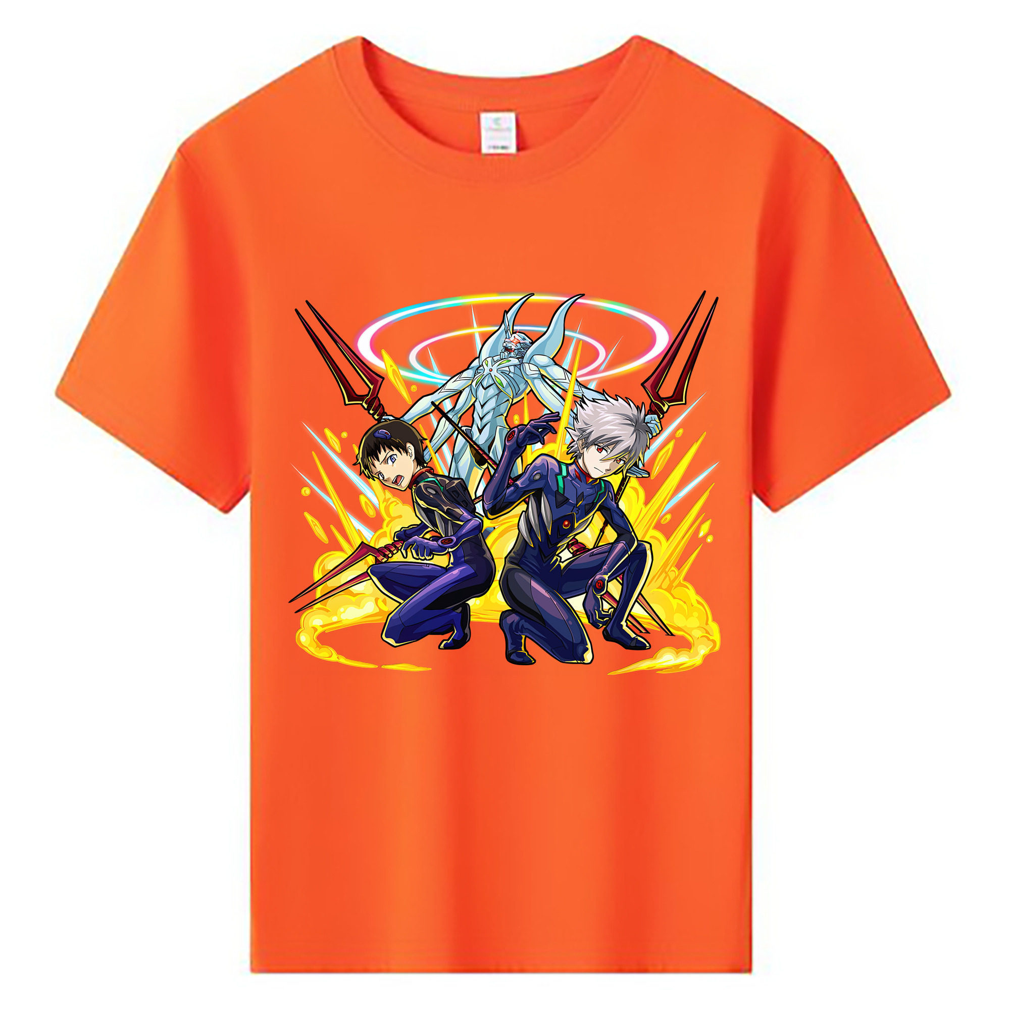 （画像用） EVA 新世紀エヴァンゲリオン 綿100％キッズTシャツ（フロントプリント）