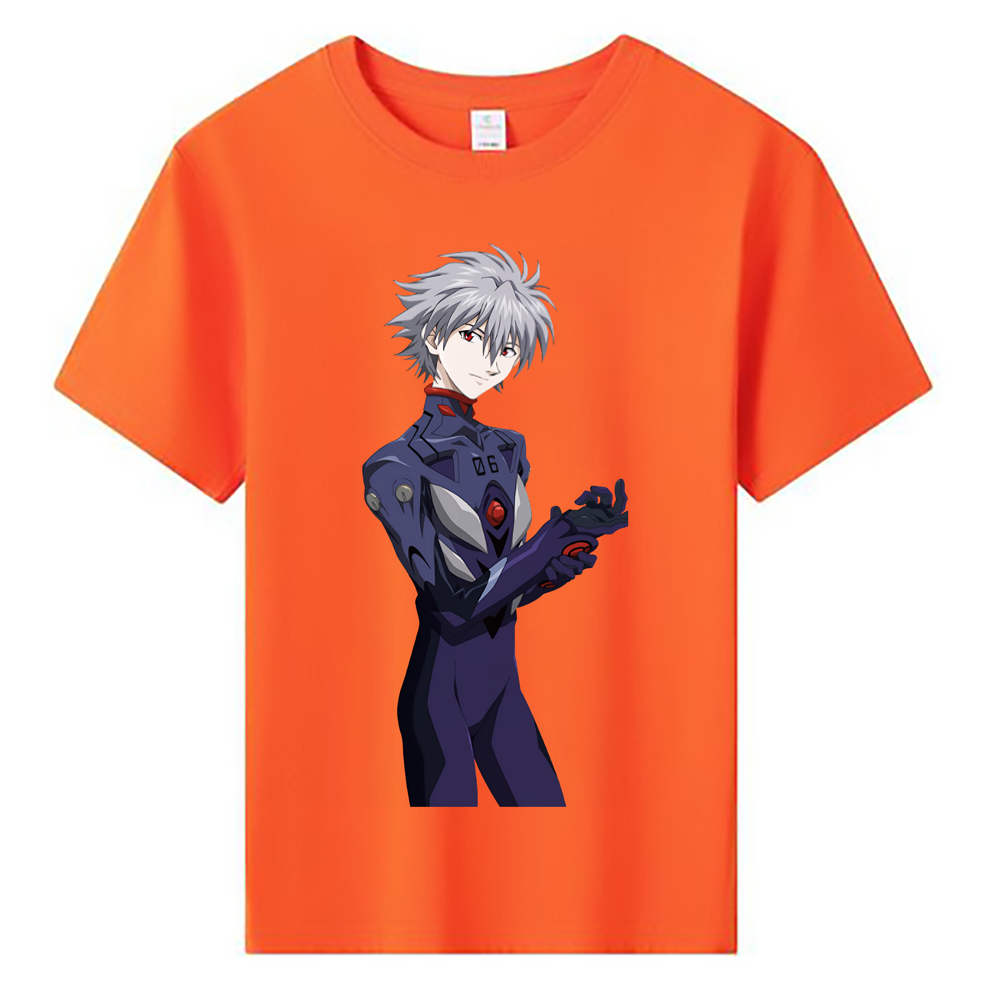 （画像用） EVA 新世紀エヴァンゲリオン 綿100％キッズTシャツ（フロントプリント）