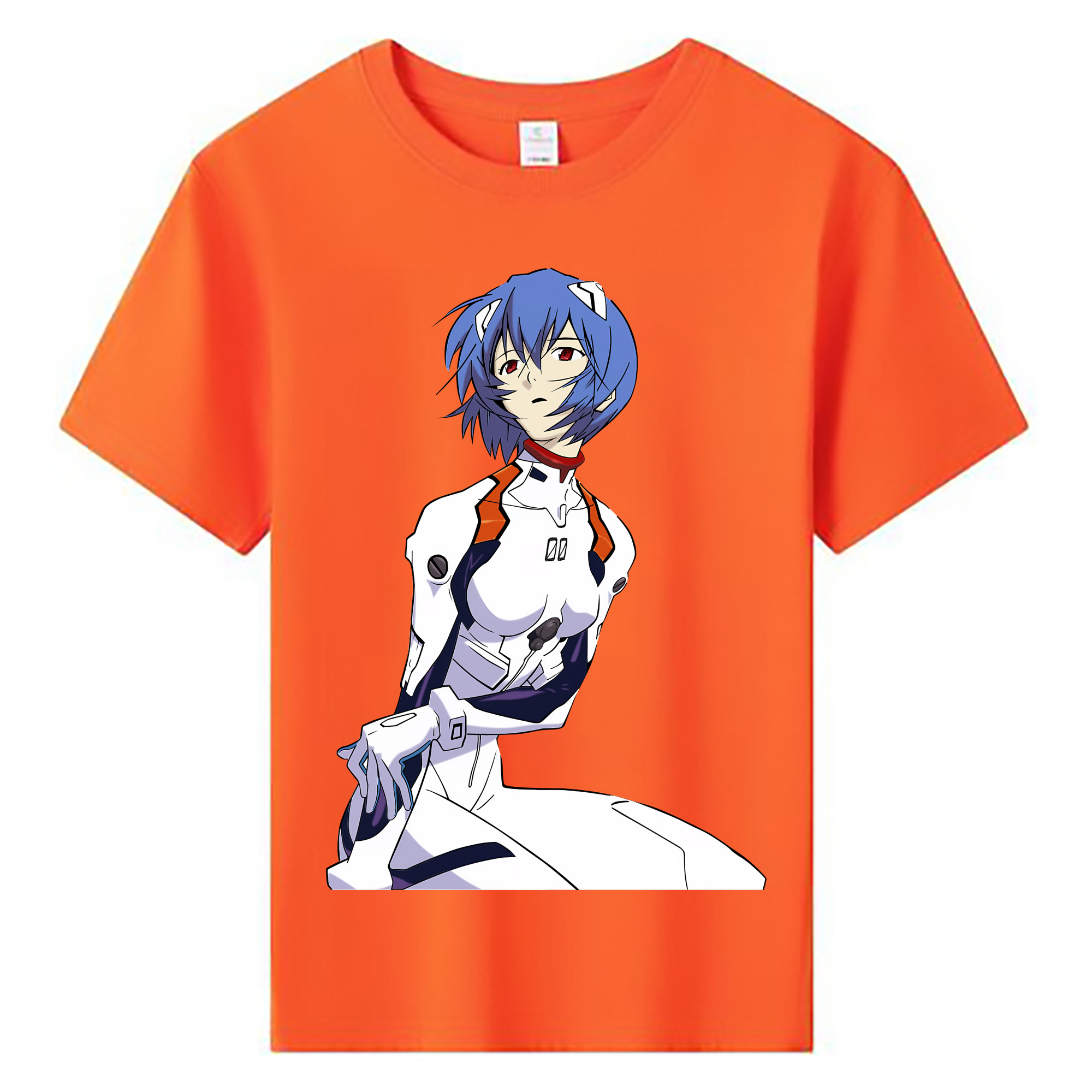 （画像用） EVA 新世紀エヴァンゲリオン 綿100％キッズTシャツ（フロントプリント）