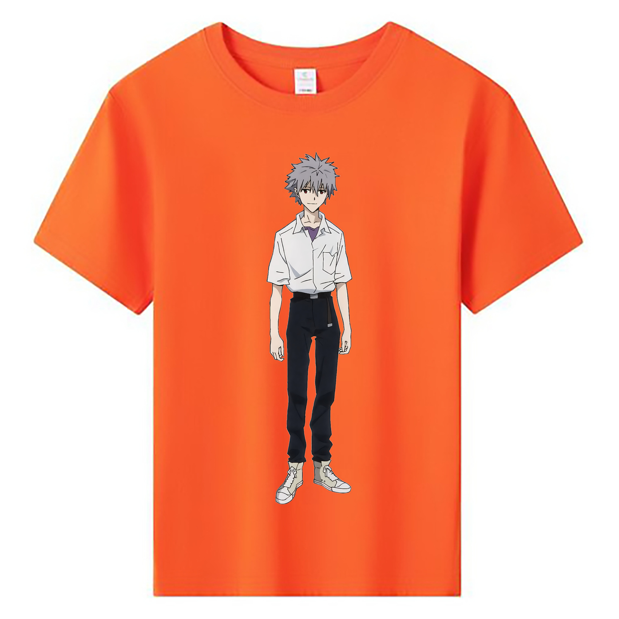 （画像用） EVA 新世紀エヴァンゲリオン 綿100％キッズTシャツ（フロントプリント）