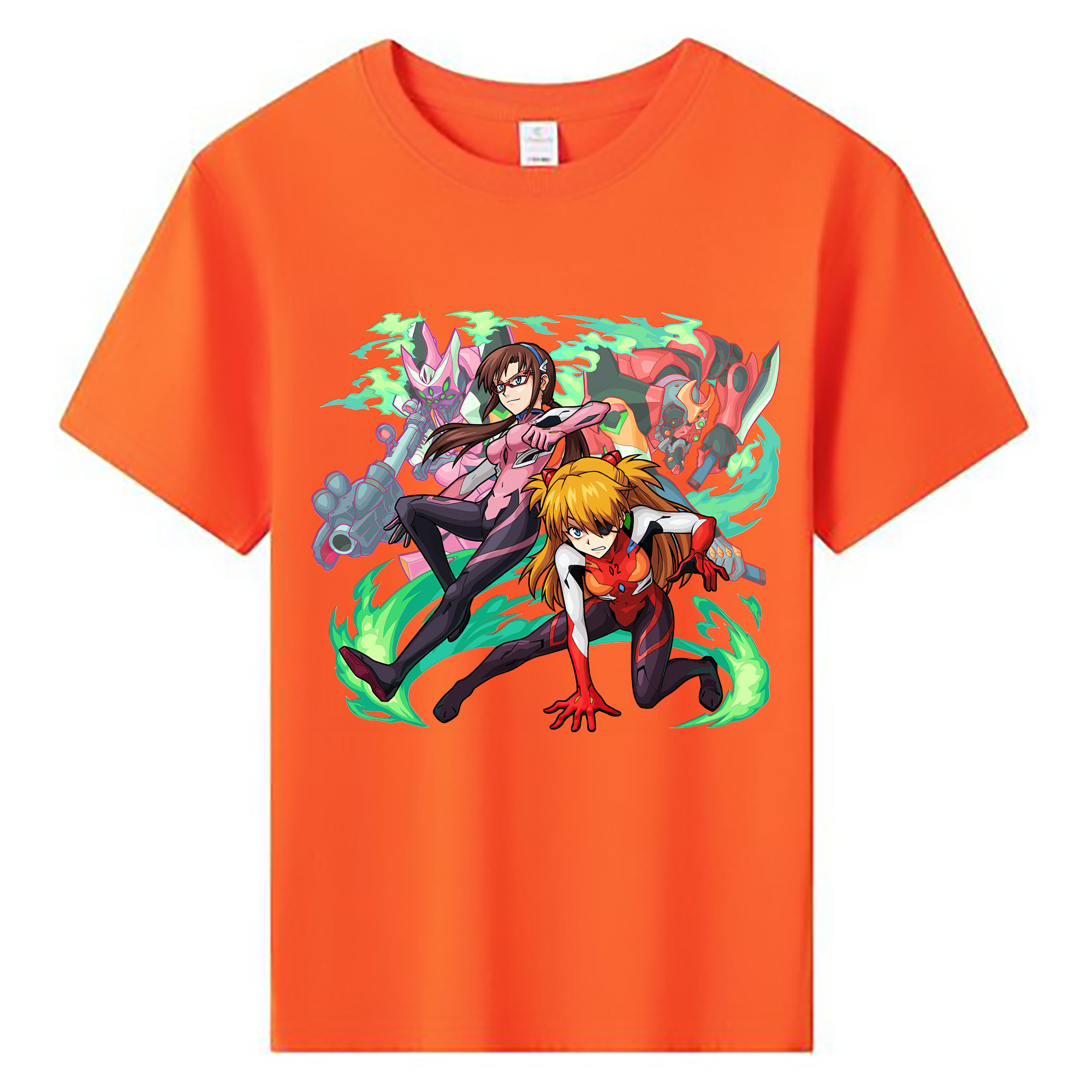 （画像用） EVA 新世紀エヴァンゲリオン 綿100％キッズTシャツ（フロントプリント）