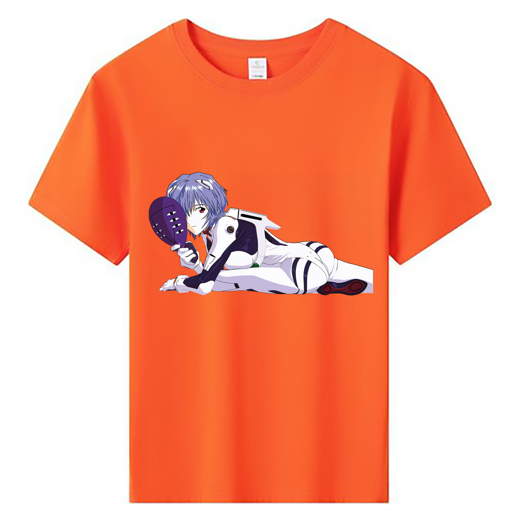 （画像用） EVA 新世紀エヴァンゲリオン 綿100％キッズTシャツ（フロントプリント）