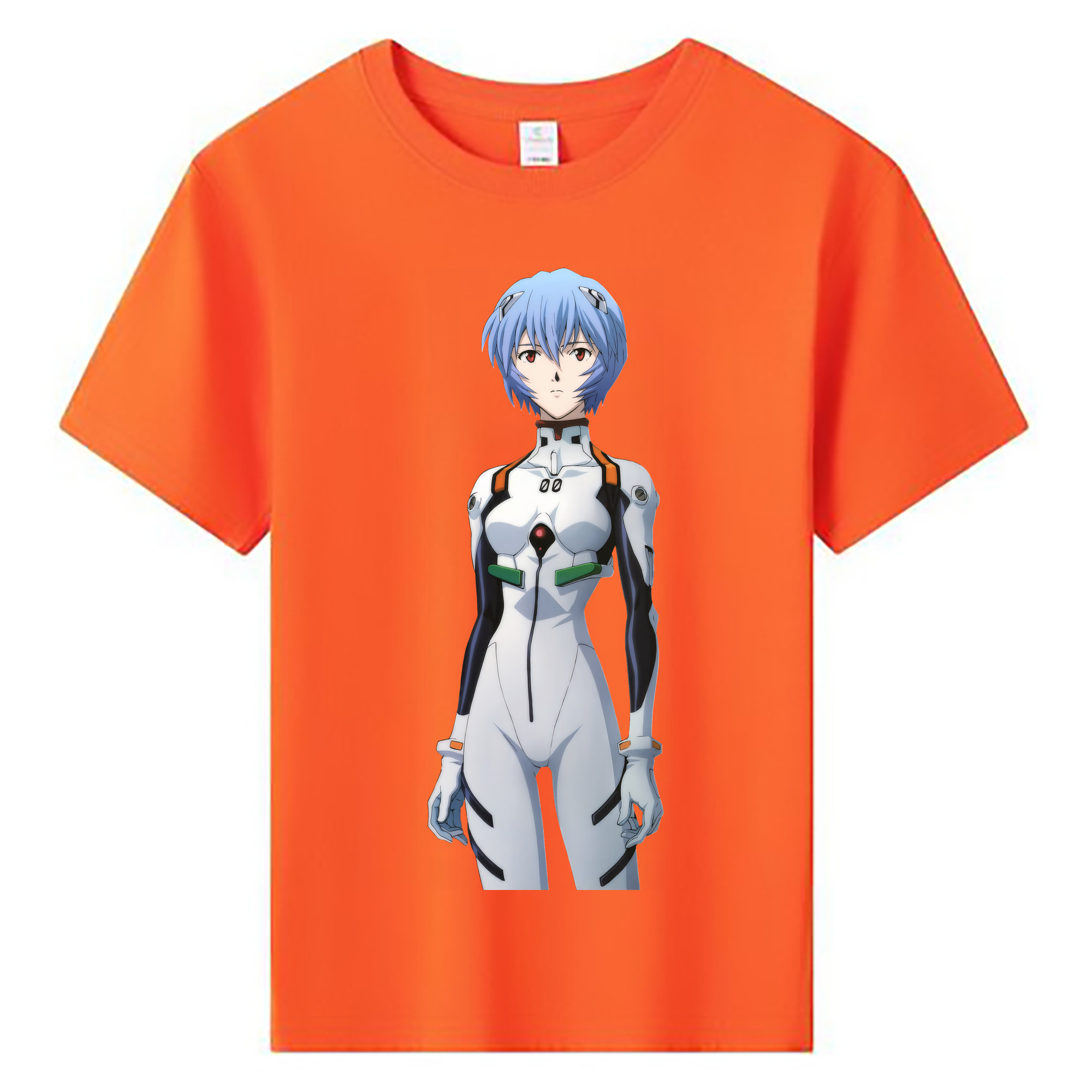 （画像用） EVA 新世紀エヴァンゲリオン 綿100％キッズTシャツ（フロントプリント）
