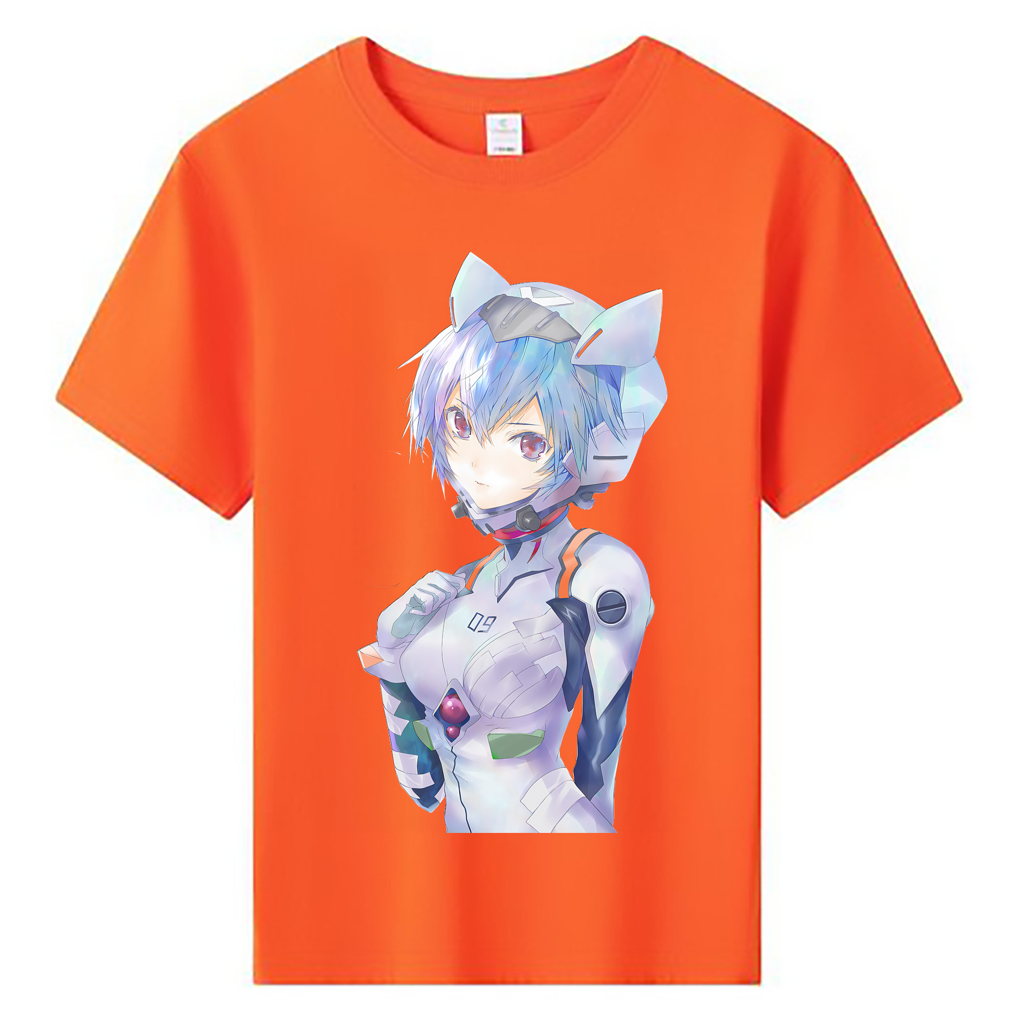 （画像用） EVA 新世紀エヴァンゲリオン 綿100％キッズTシャツ（フロントプリント）