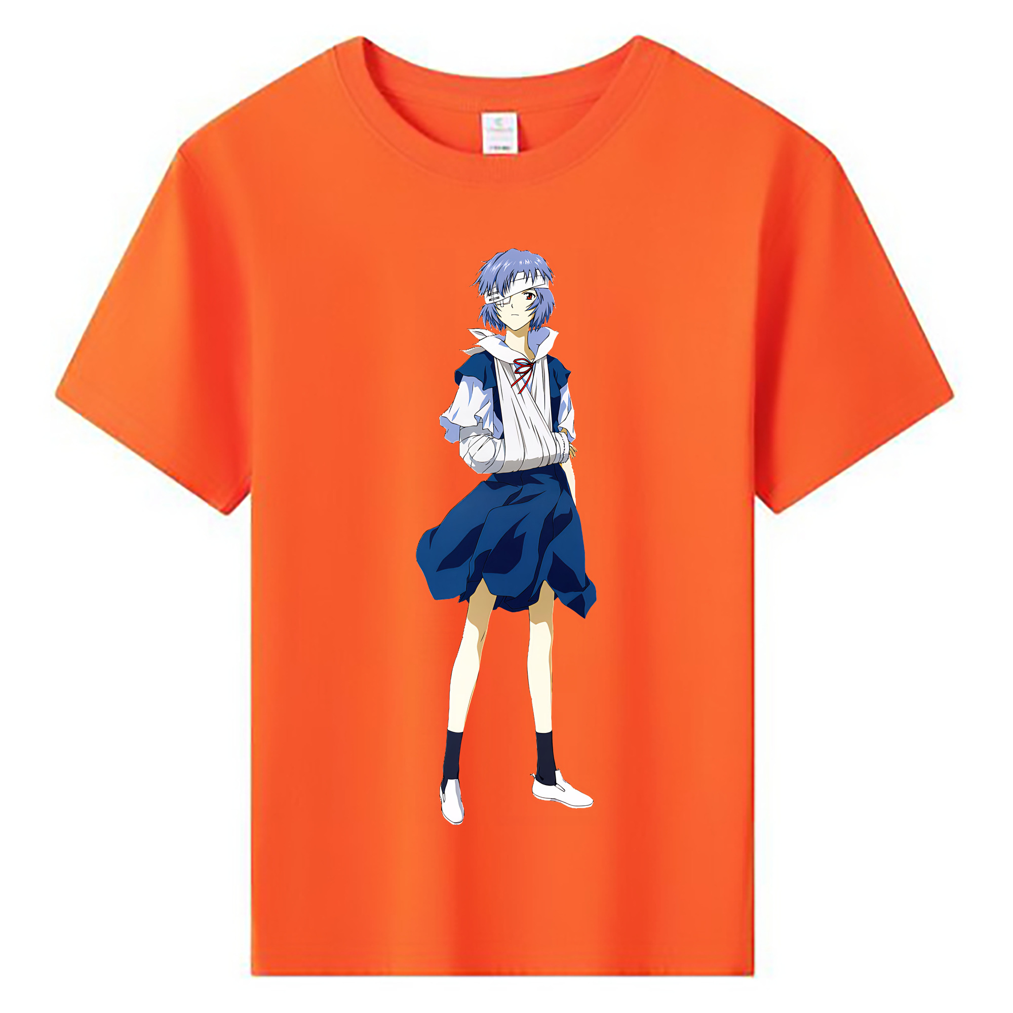 （画像用） EVA 新世紀エヴァンゲリオン 綿100％キッズTシャツ（フロントプリント）