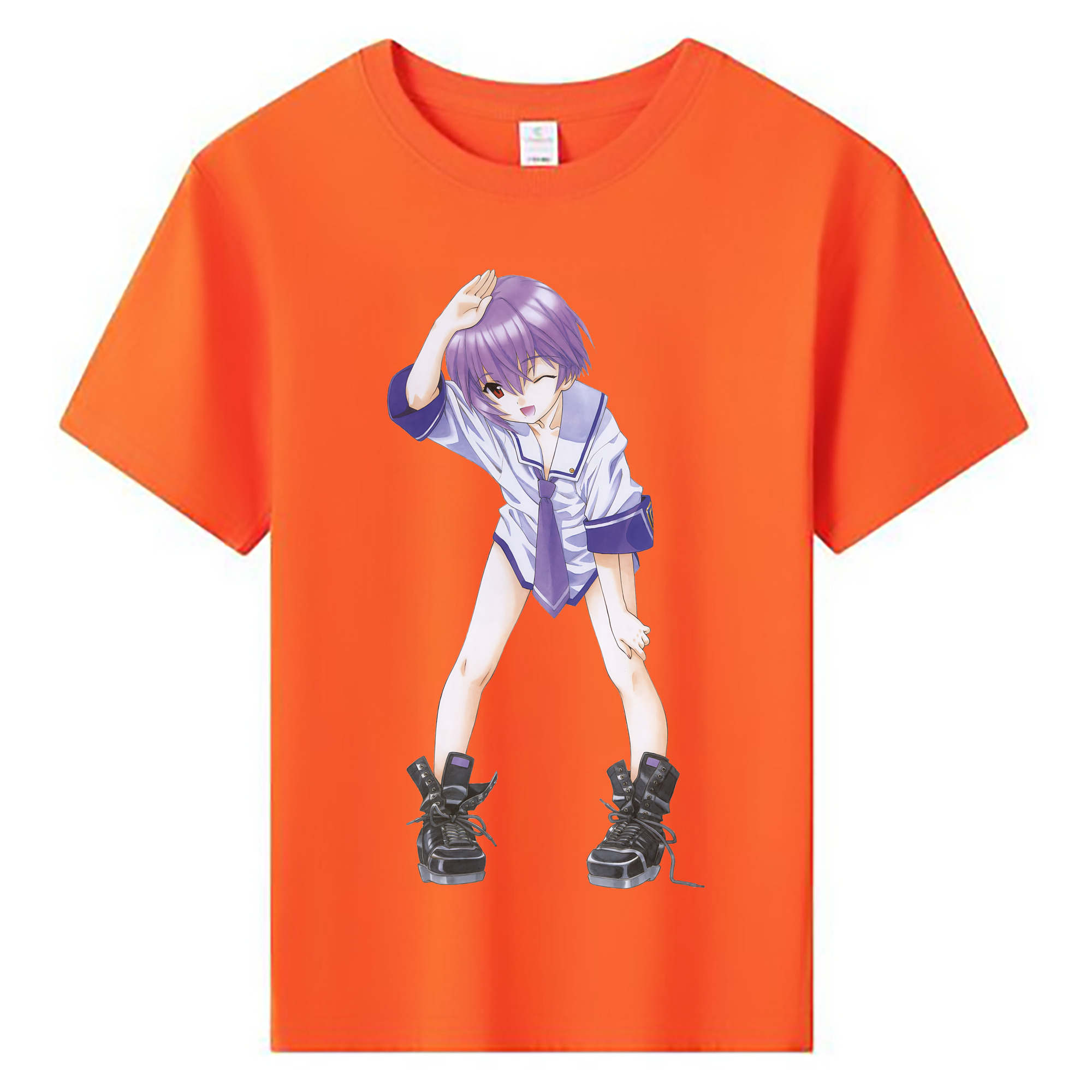 （画像用） EVA 新世紀エヴァンゲリオン 綿100％キッズTシャツ（フロントプリント）